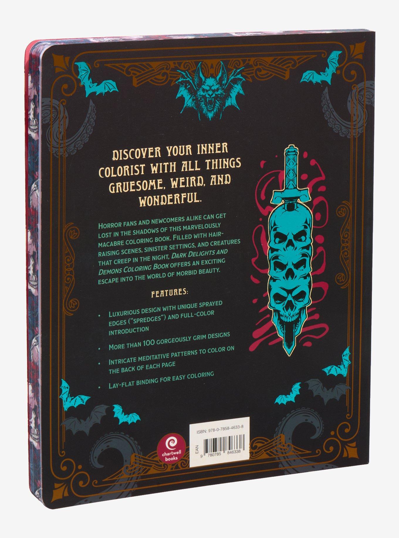 Dark Delights And Demons Coloring Book, , alternate