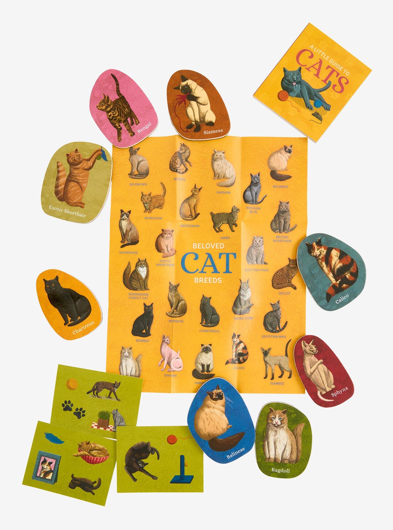 For The Love Of Cats Wooden Magnet Set, , hi-res