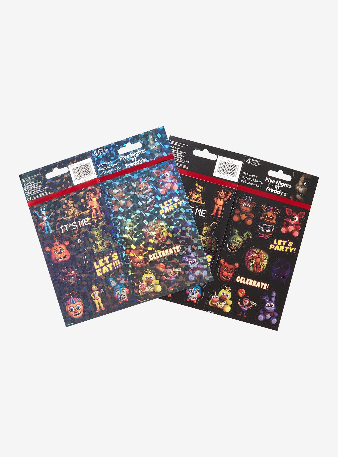 Five Nights At Freddy's Character Sticker Sheets, , alternate