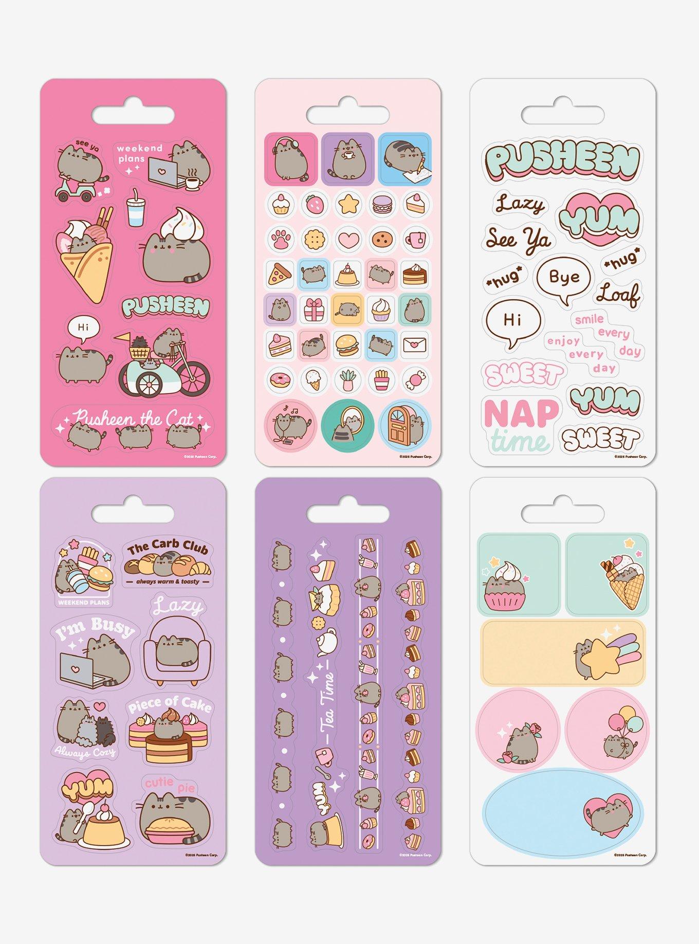 Pusheen Snacks Sticker Sheet Set, , hi-res