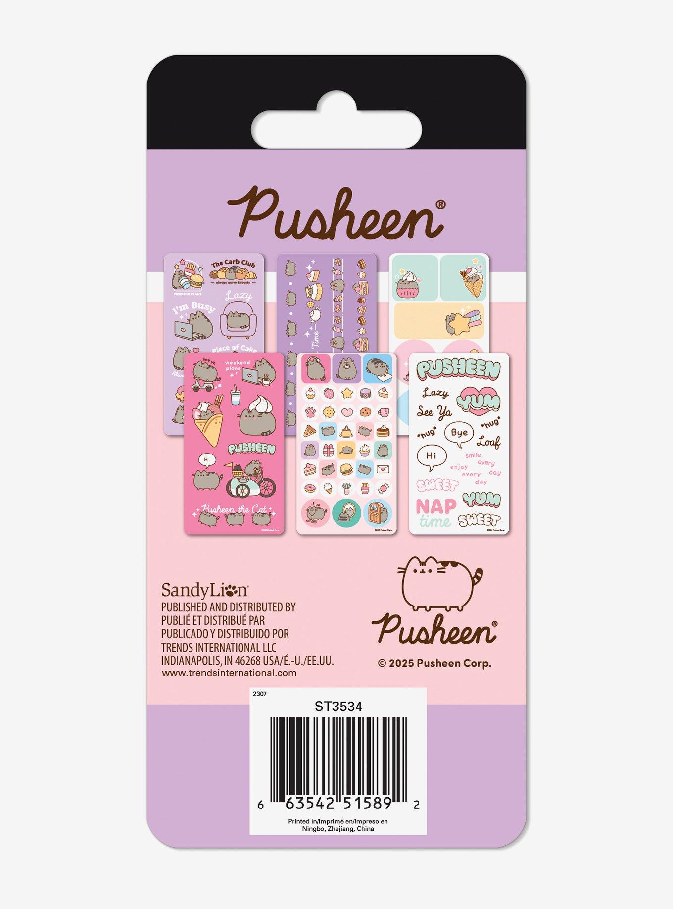 Pusheen Snacks Sticker Sheet Set, , alternate