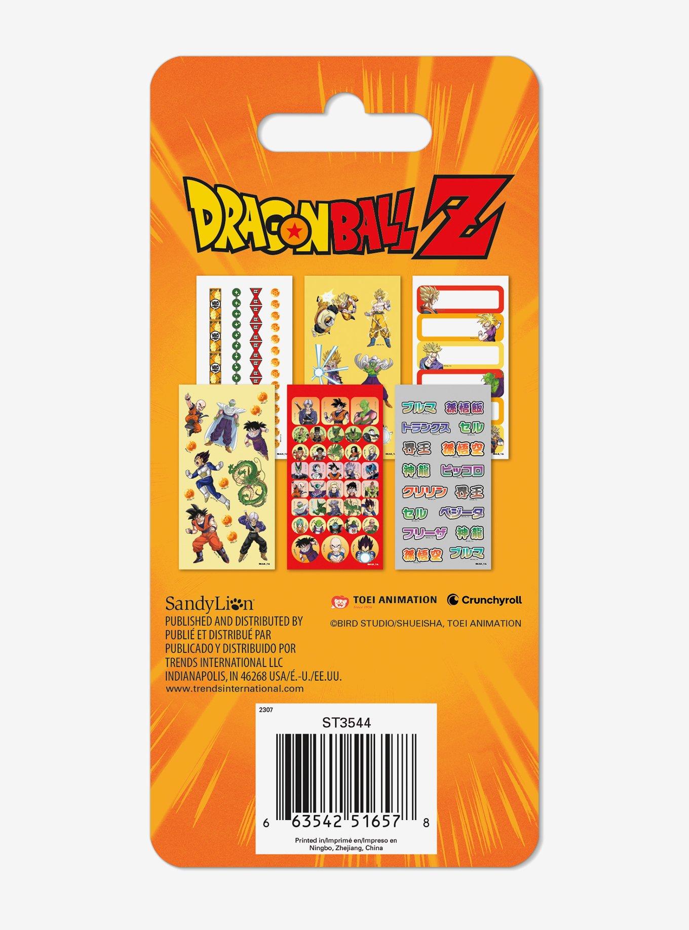 Dragon Ball Z Sticker Sheet Set, , alternate