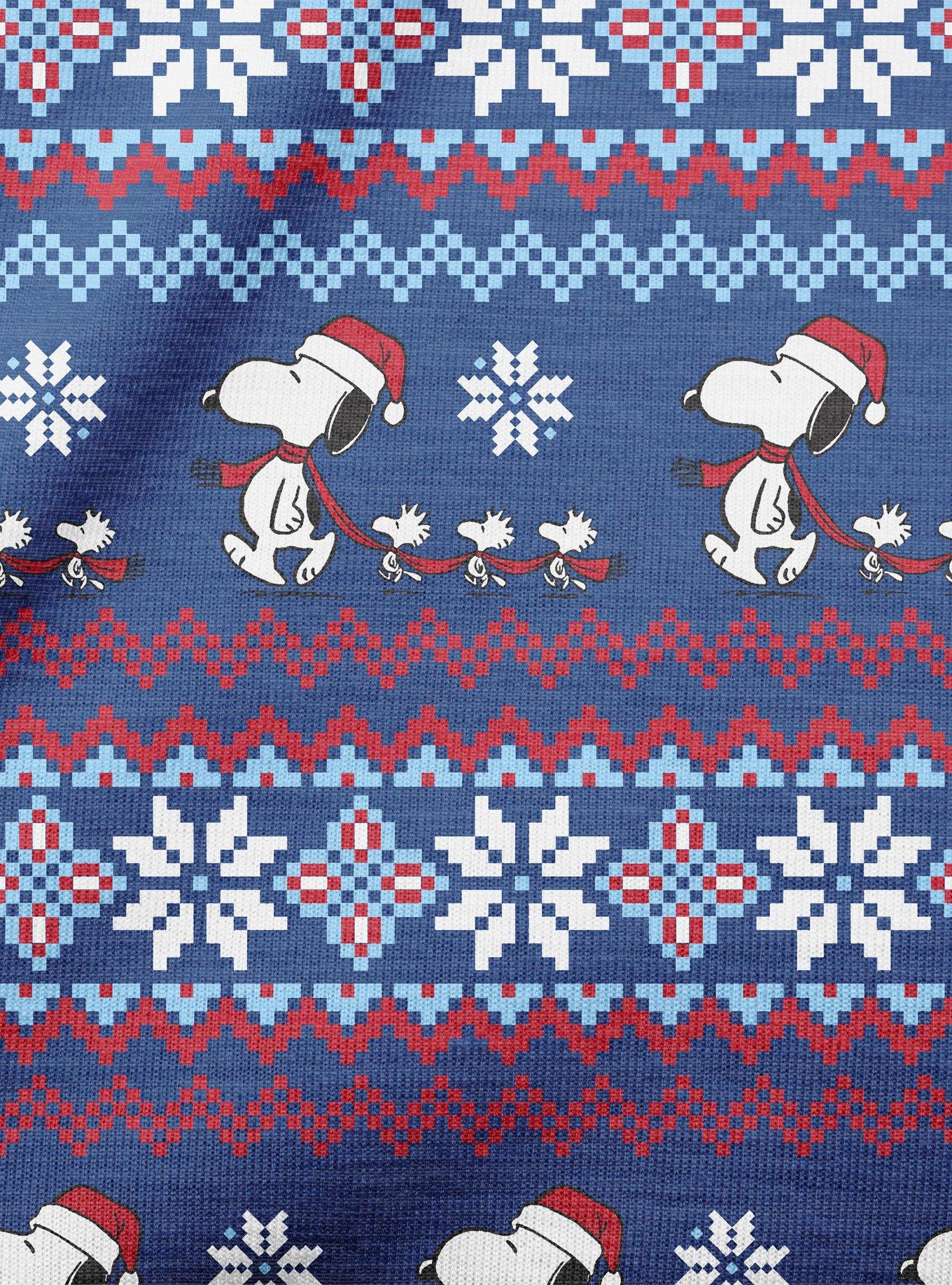 Peanuts Snoopy Fair Isle Womens Pajama Set