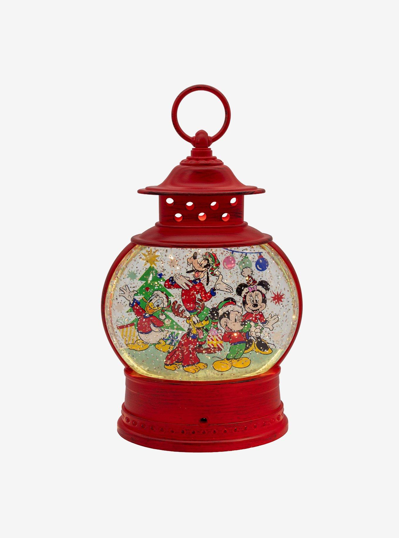 10-Inch Battery Operated USB LED Lighted Lantern with Spinning Glitter Water, , alternate