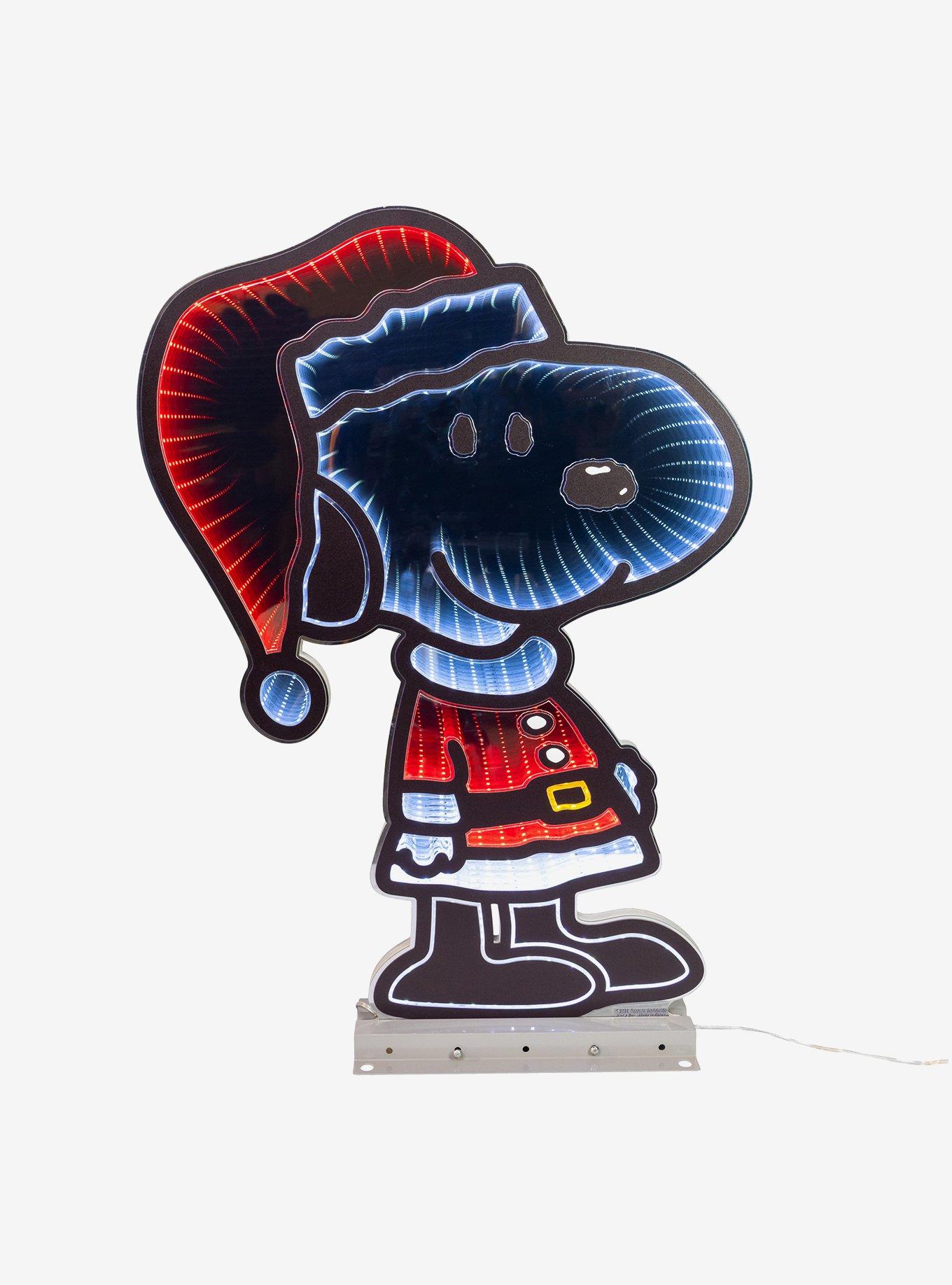 Peanuts 23.6-Inch  Santa Snoopy Outdoor Infinity Light, , hi-res