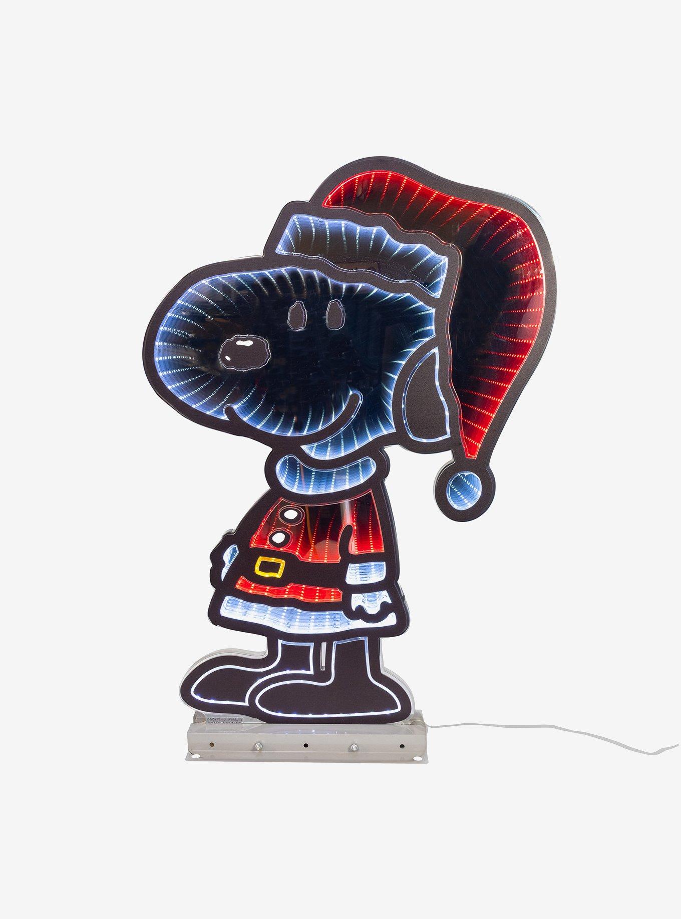 Peanuts 23.6-Inch  Santa Snoopy Outdoor Infinity Light, , alternate