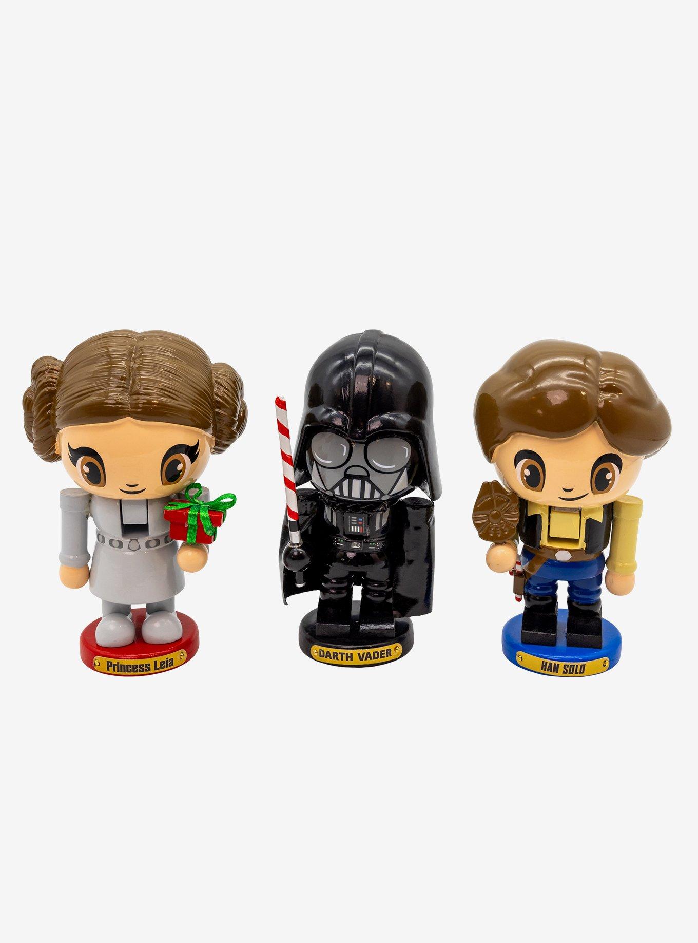 Star Wars Han Solo, Princess Leia, and Darth Vader Nutcracker 3-Piece Set, , hi-res
