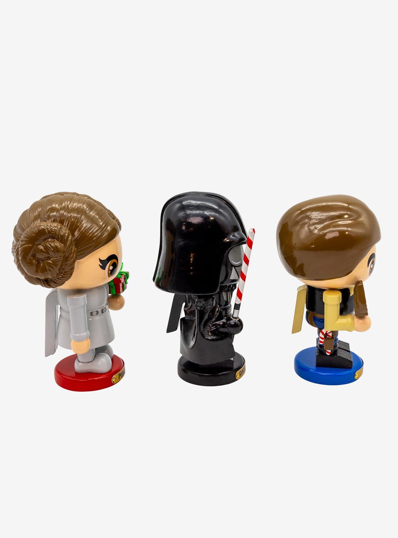 Star Wars Han Solo, Princess Leia, and Darth Vader Nutcracker 3-Piece Set, , alternate