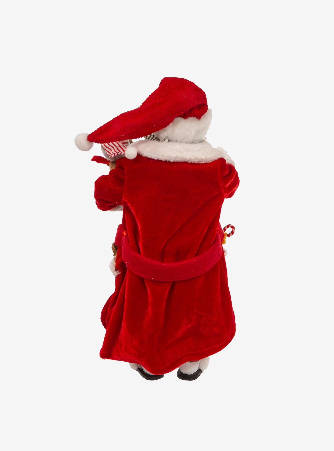 10.5-Inch Fabriche Santa in Pajamas and Robe, , alternate - view 3