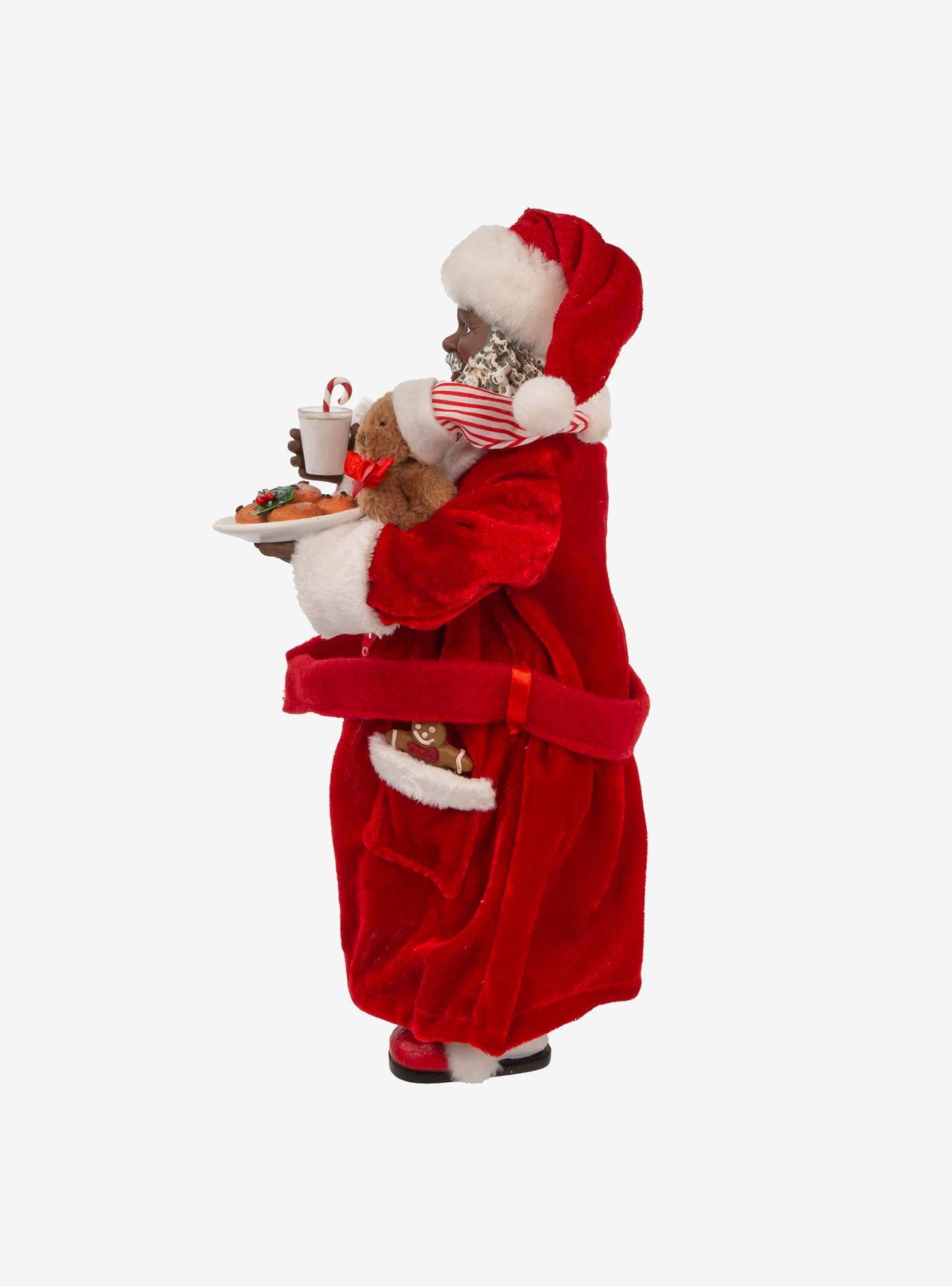 10.5-Inch Fabriche Santa in Pajamas and Robe, , alternate - view 4