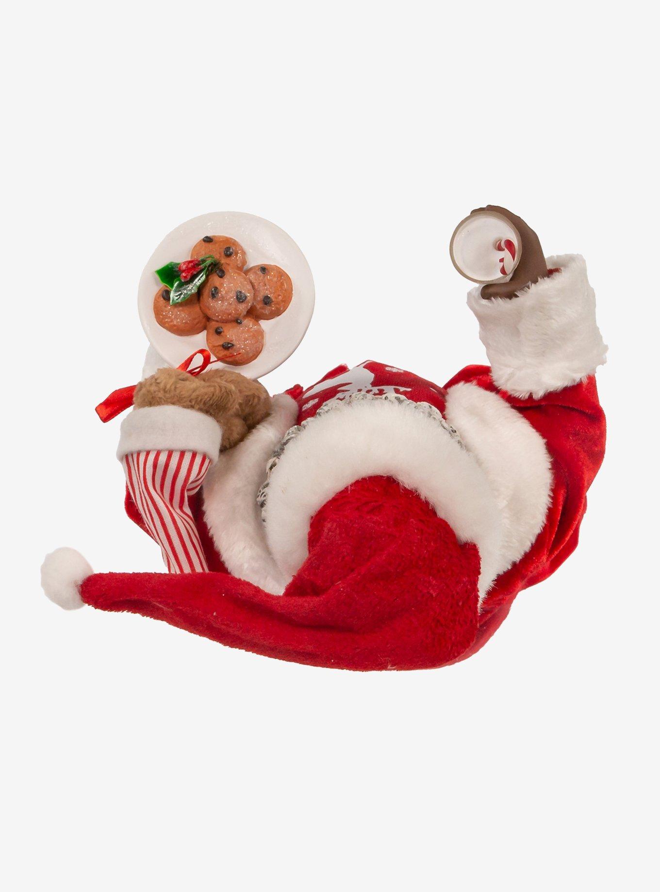 10.5-Inch Fabriche Santa in Pajamas and Robe, , alternate - view 5