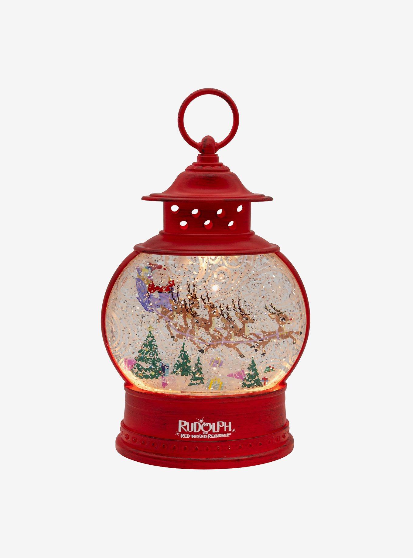Rudolph The Red-Nosed Reindeer 10-Inch Battery Operated LED Lighted Lantern