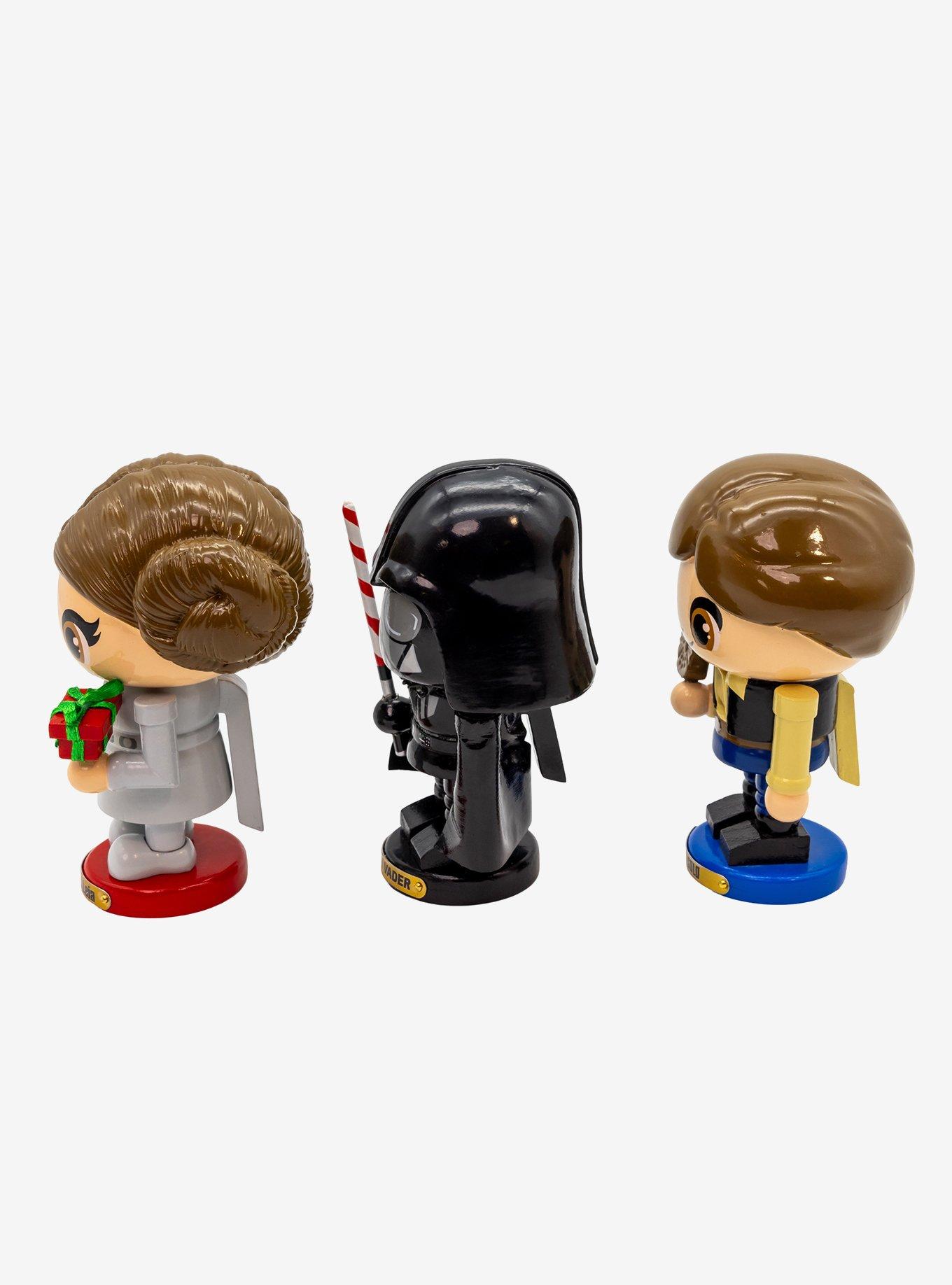 Star Wars Han Solo, Princess Leia, and Darth Vader Nutcracker 3-Piece Set, , alternate