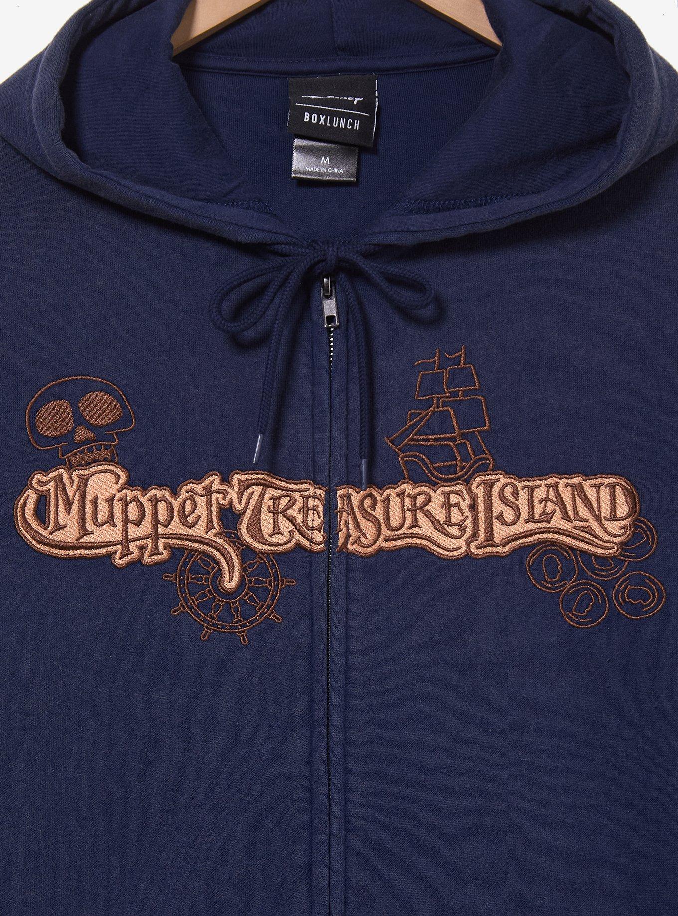Muppet Treasure Island Zippered Hoodie - BoxLunch Exclusive, BLUE, alternate