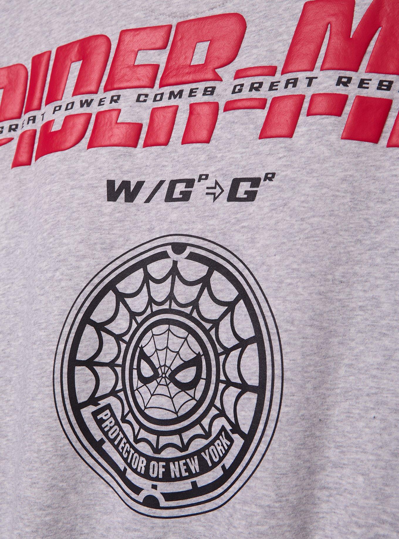 Marvel Spider-Man Web-Slinger Embroidered Crewneck - BoxLunch Exclusive