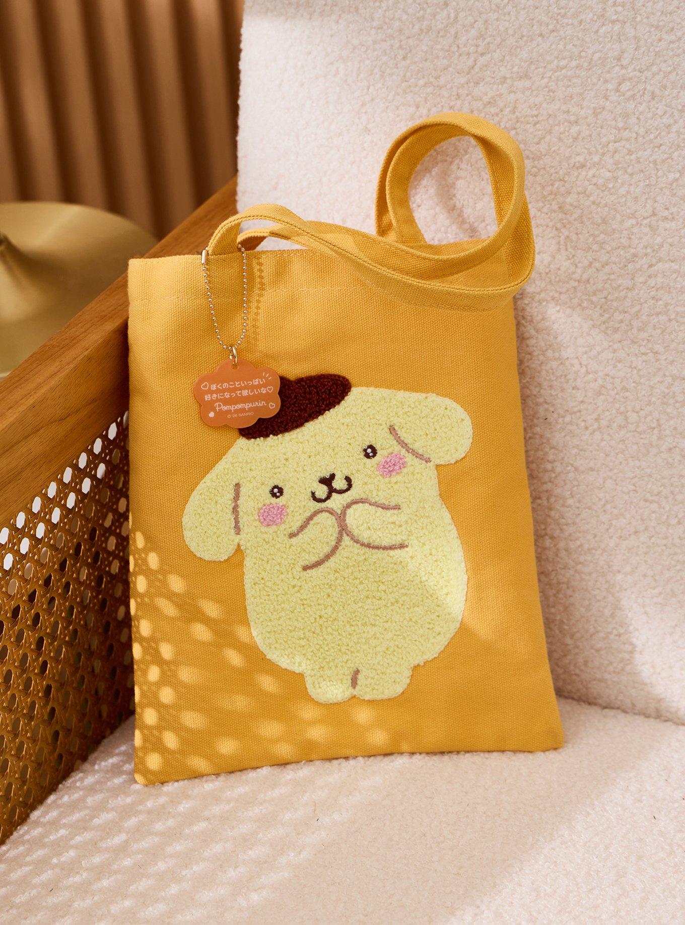 Sanrio Pompompurin Chenille Mini Tote Bag - BoxLunch Exclusive, , alternate - view 3