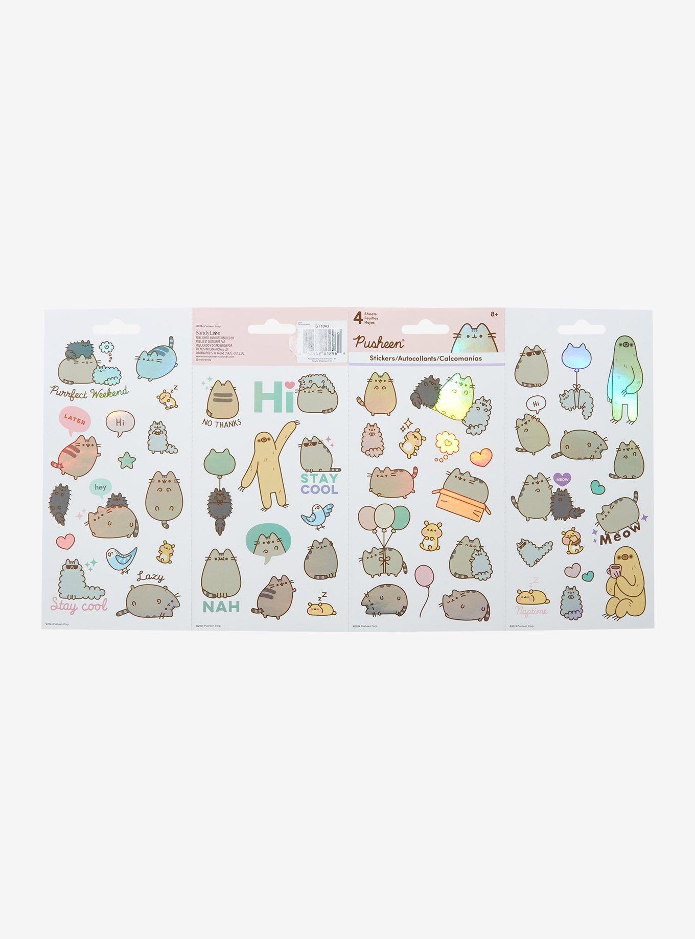 Pusheen Characters Sticker Sheets, , hi-res