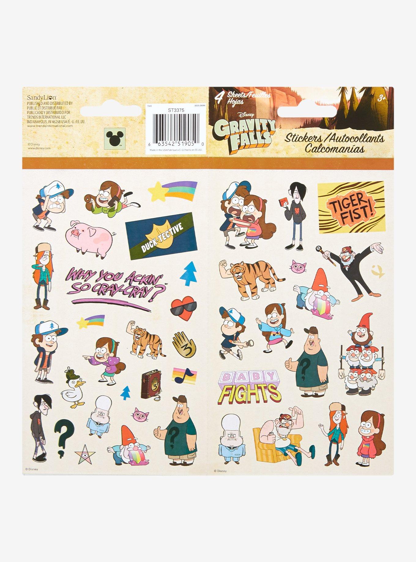 Disney Gravity Falls Sticker Sheets, , alternate