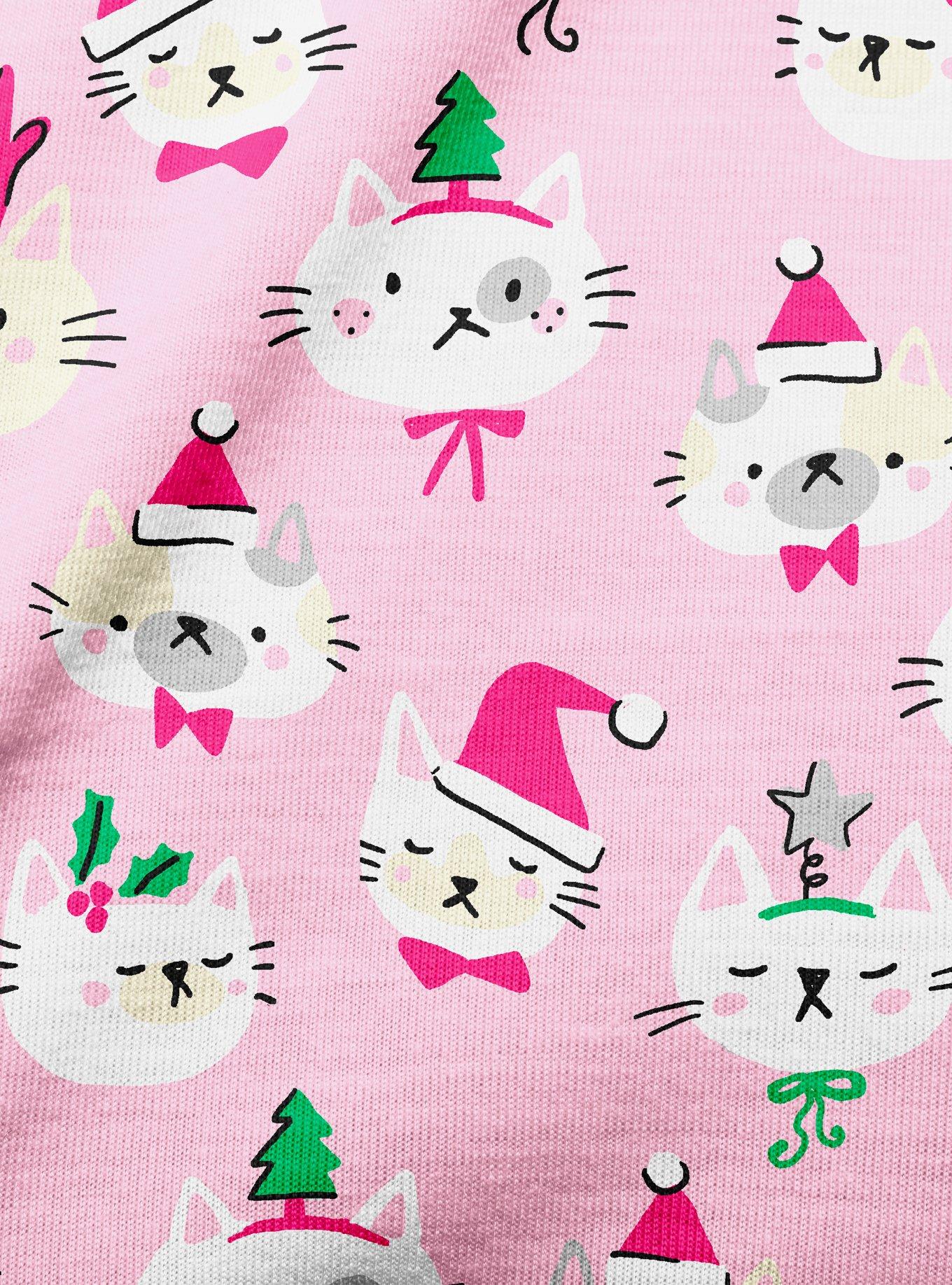 Plush Christmas Cats Youth Sleep Set, , hi-res