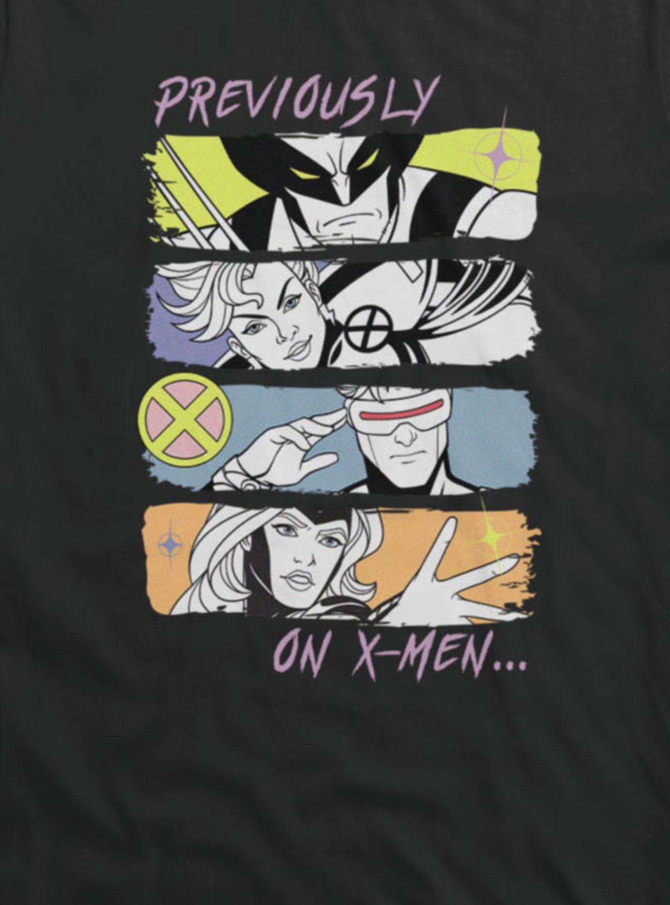 Marvel X-Men '97 Previously On X-Men T-Shirt Hot Topic Exclusive, , hi-res