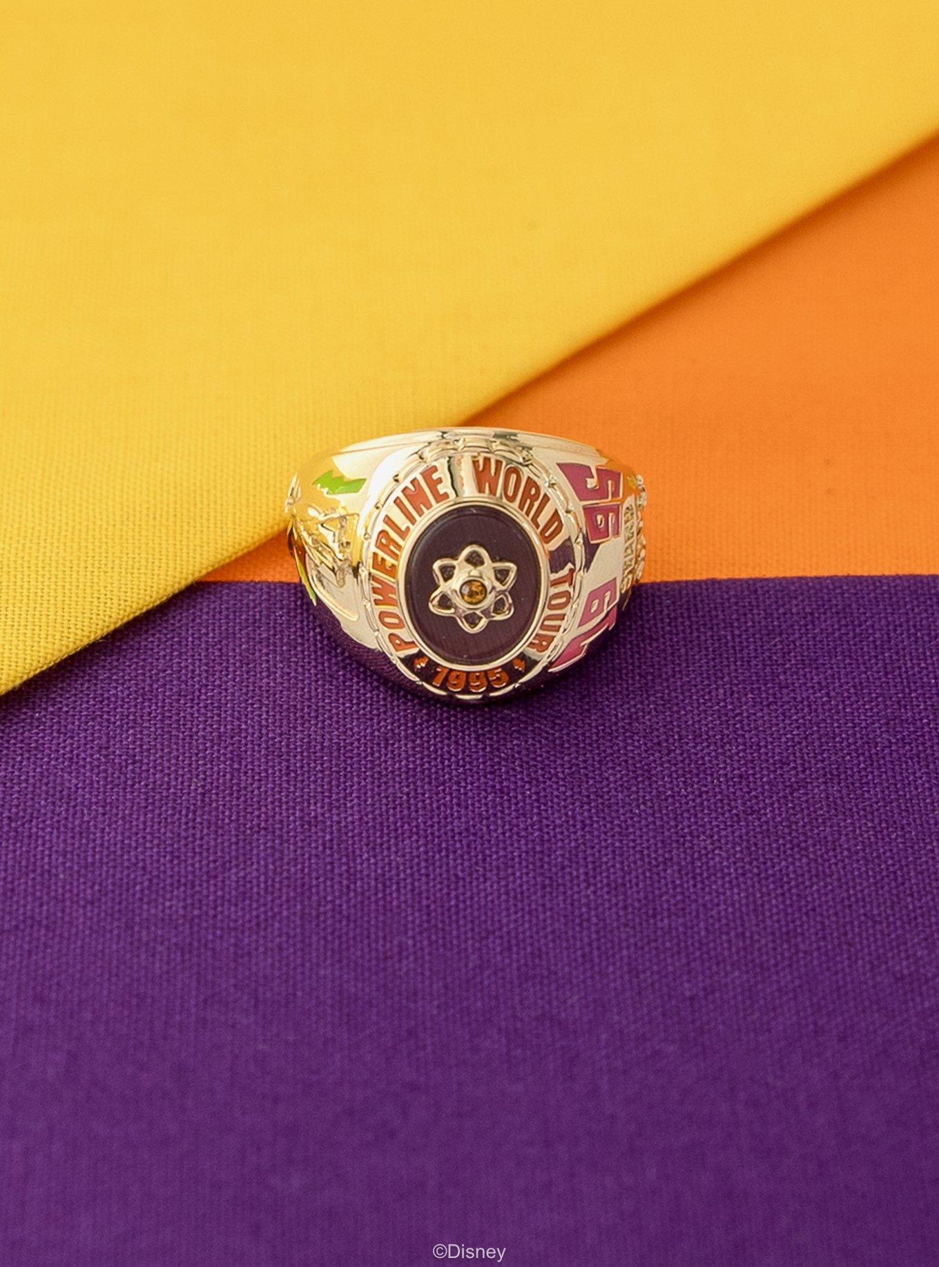 Disney X Rocklove Disney A Goofy Movie Powerline World Tour Ring, GOLD, alternate