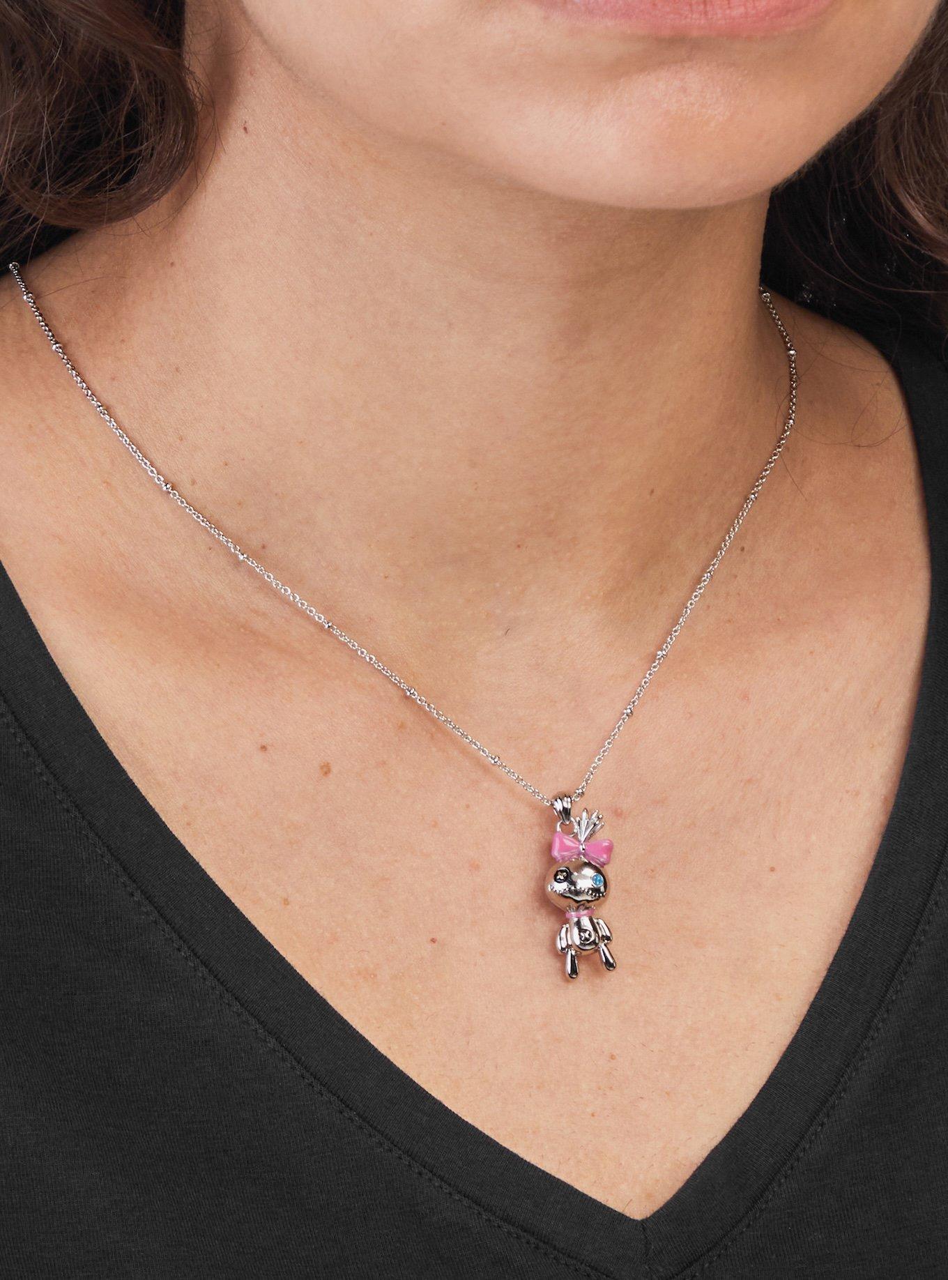 Disney X Rocklove Disney Lilo And Stitch Wiggly Scrump Necklace, , hi-res