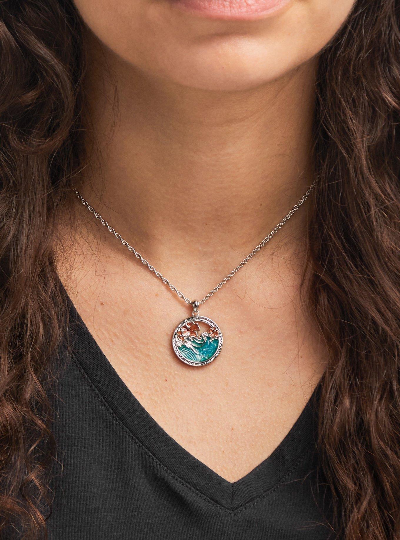 Disney X Rocklove Disney Lilo And Stitch Ohana Necklace