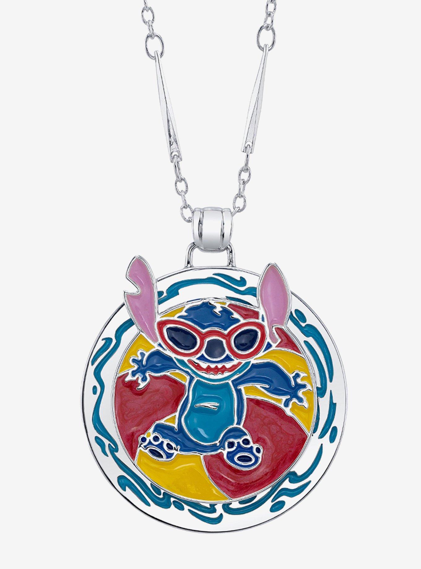Disney X Rocklove Disney Lilo And Stitch Vacation Stitch Necklace