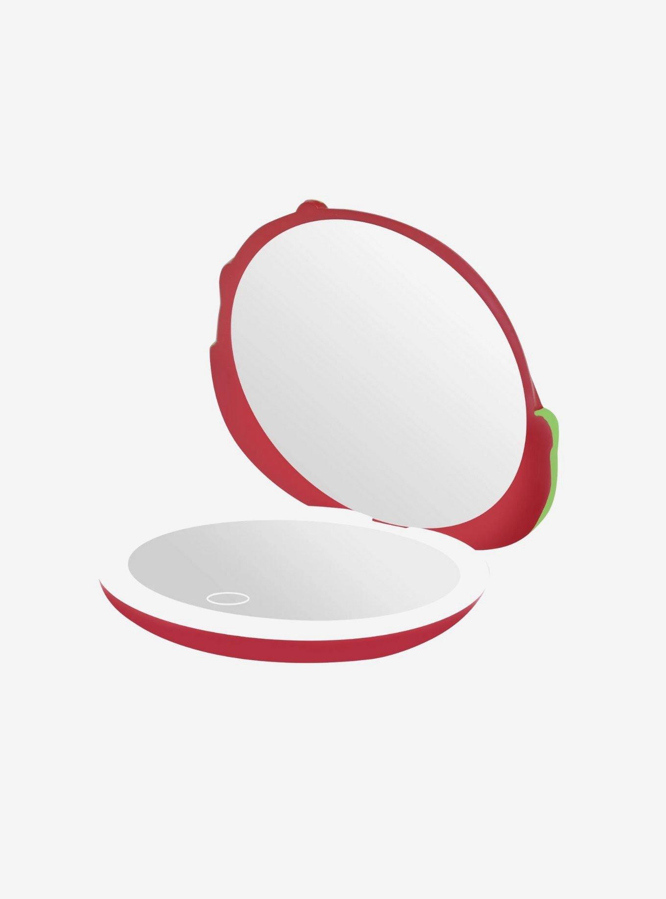 Disney Snow White Evil Queen Glow-In-The Dark Poison Apple LED Compact Mirror, , alternate