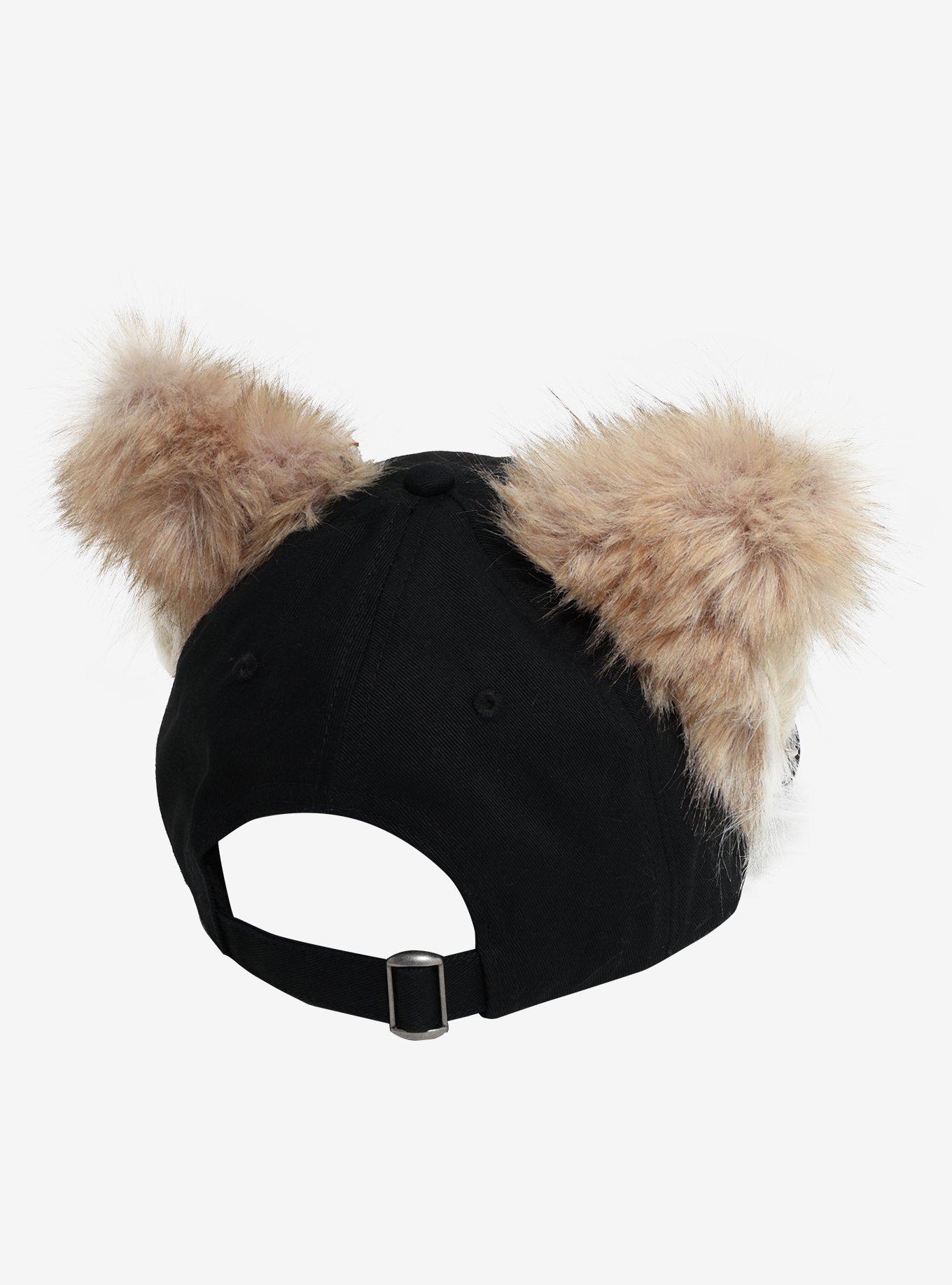 Fuzzy Fox Ears Dad Cap, , hi-res