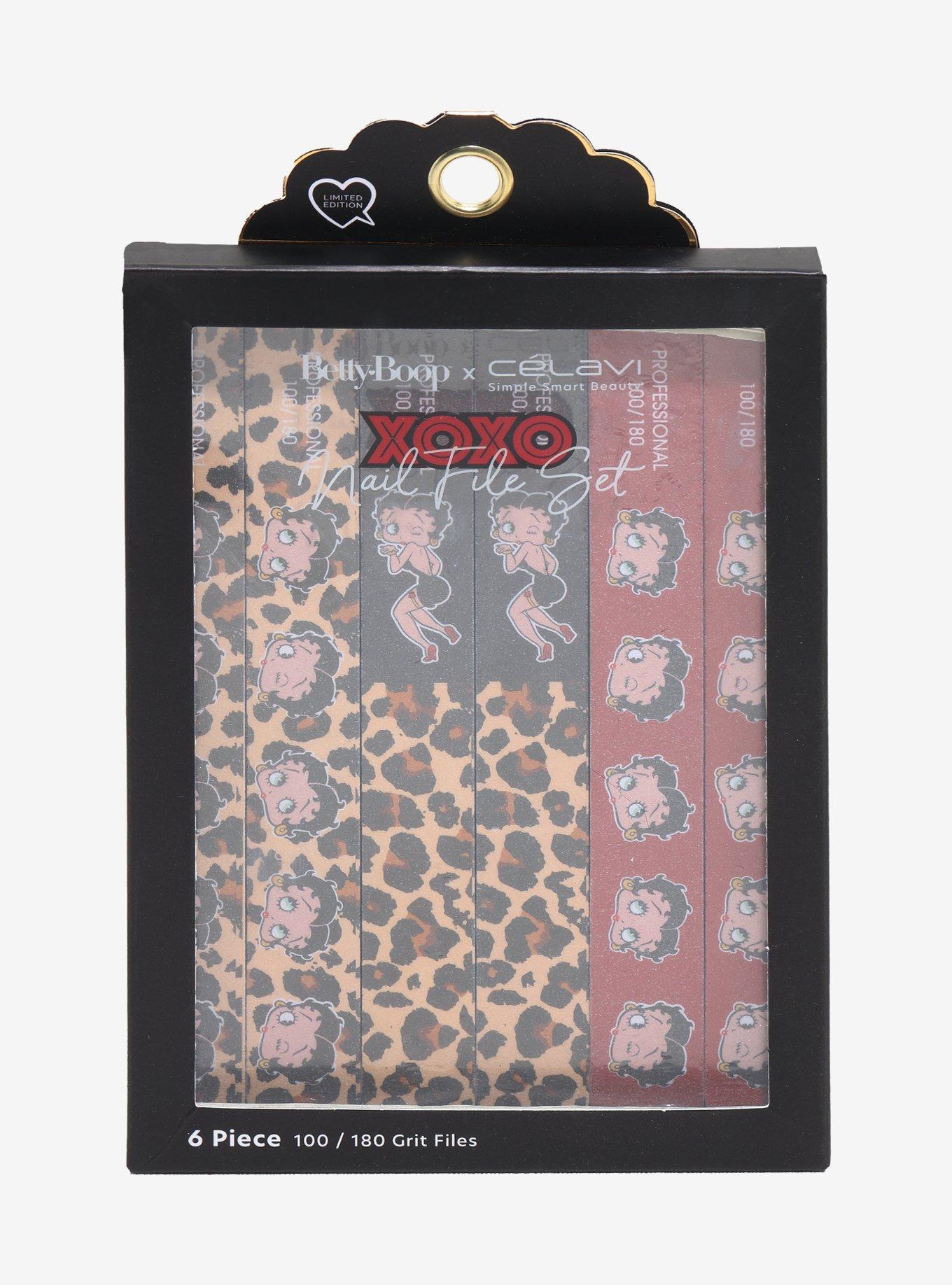 C&eacute;lavi Betty Boop Leopard Nail File Set, , hi-res