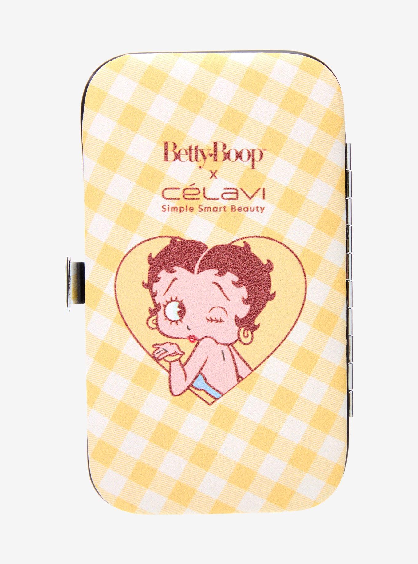 C&eacute;lavi Betty Boop Gingham Manicure Set, , hi-res