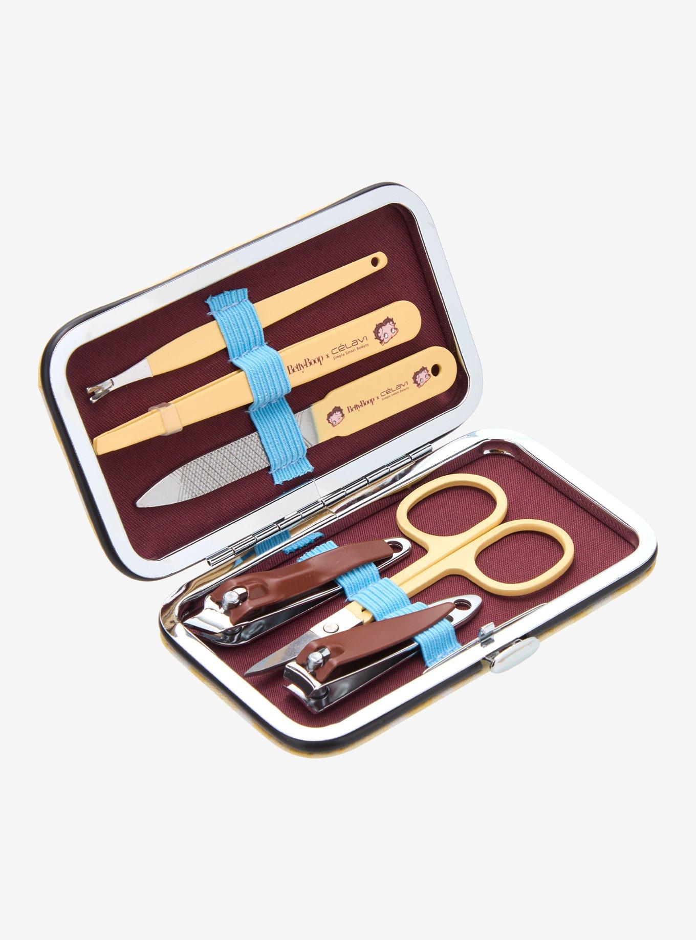 C&eacute;lavi Betty Boop Gingham Manicure Set, , alternate