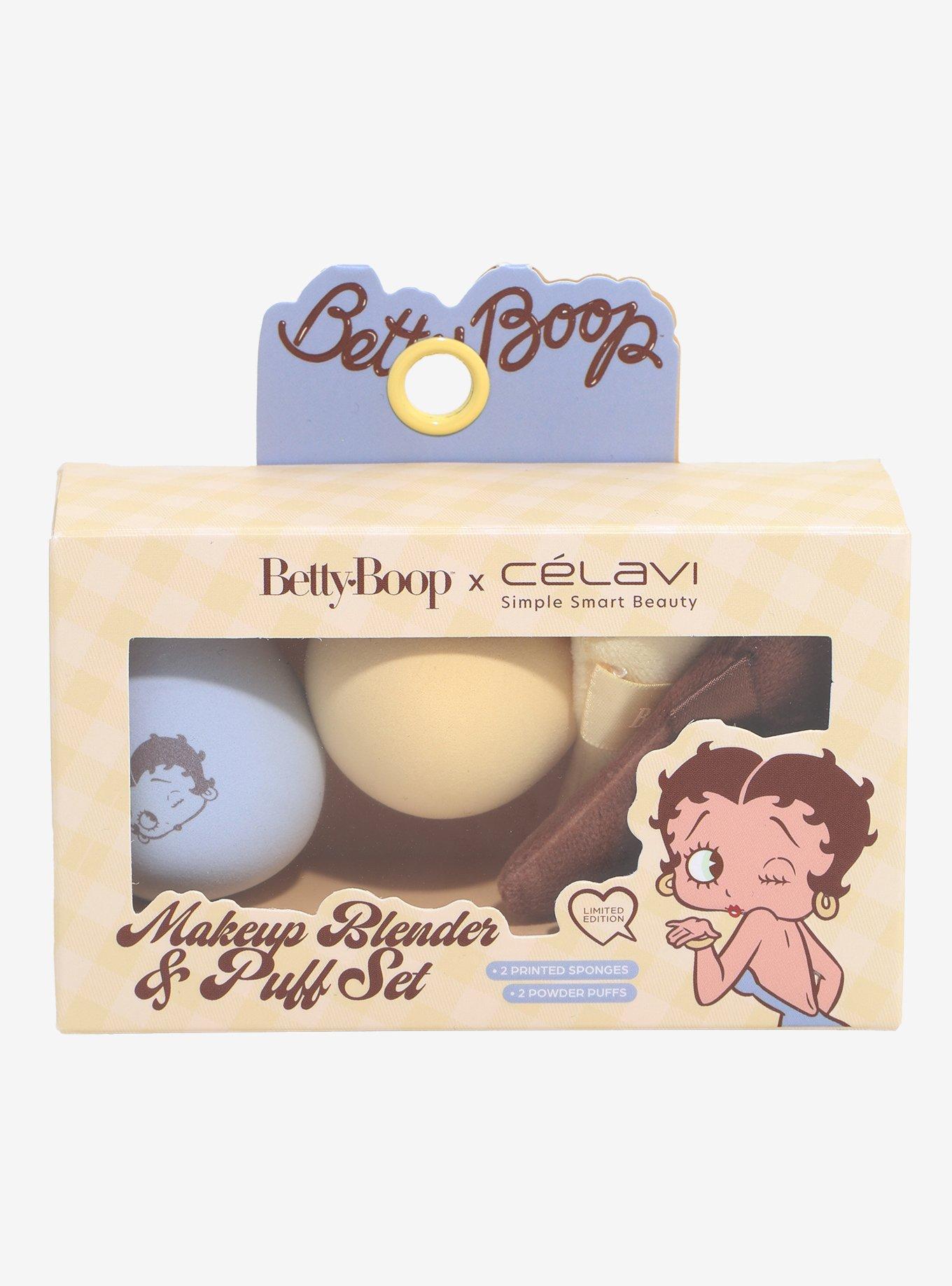 C&eacute;lavi Betty Boop Makeup Sponge & Powder Puff Set, , hi-res