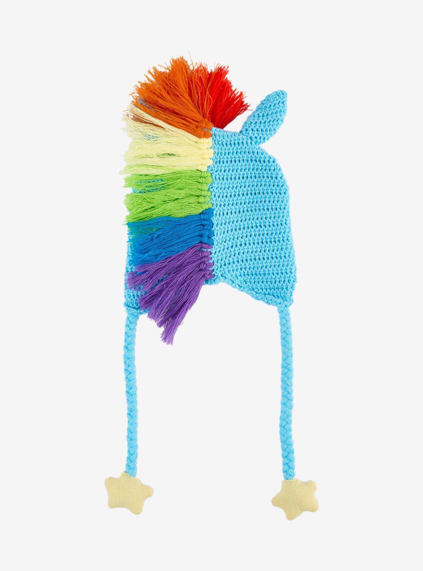 My Little Pony Rainbow Dash Light-Up Tassel Beanie, , hi-res