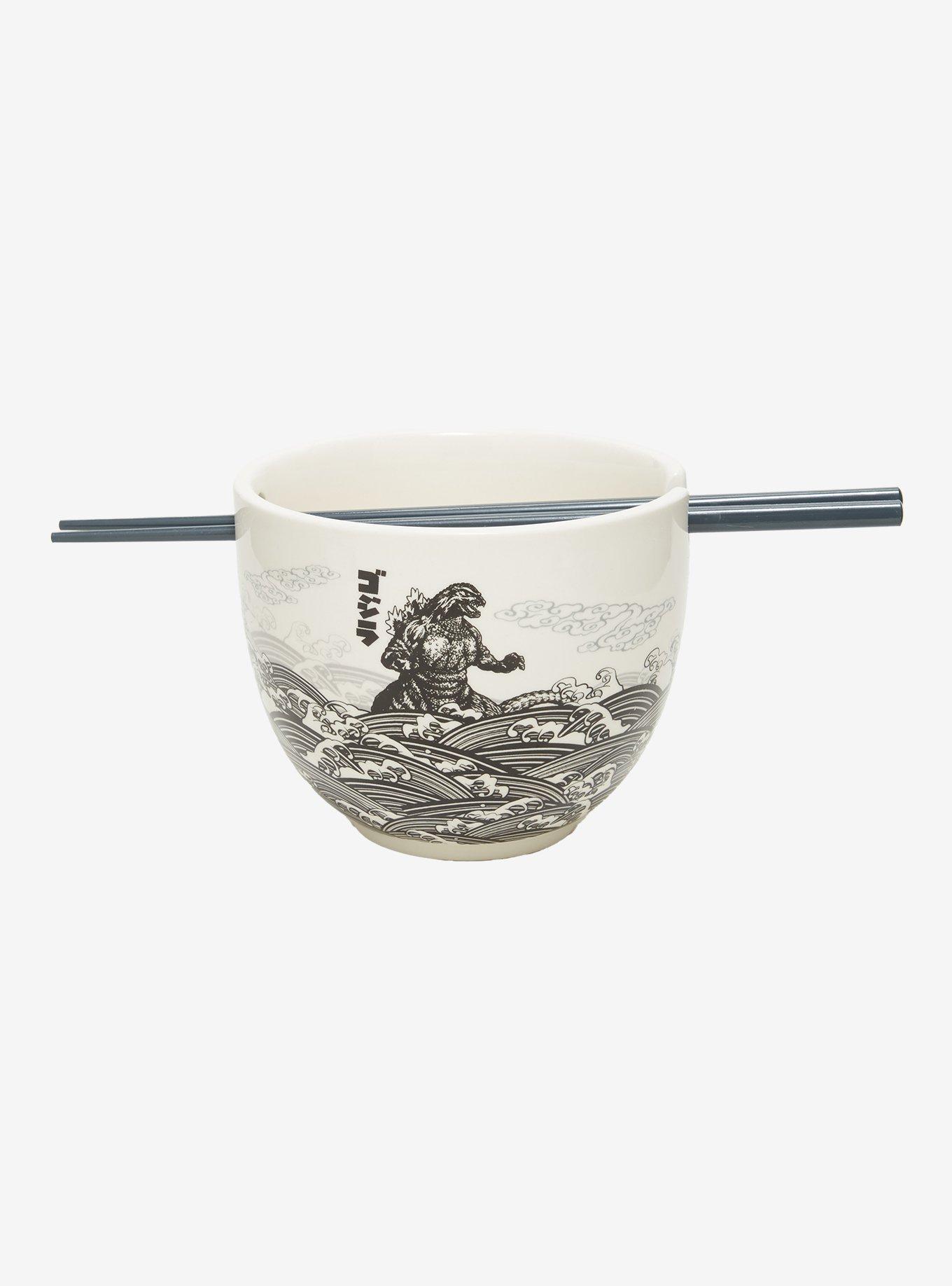 Godzilla Wave Ramen Bowl Set &mdash; BoxLunch Exclusive, , hi-res