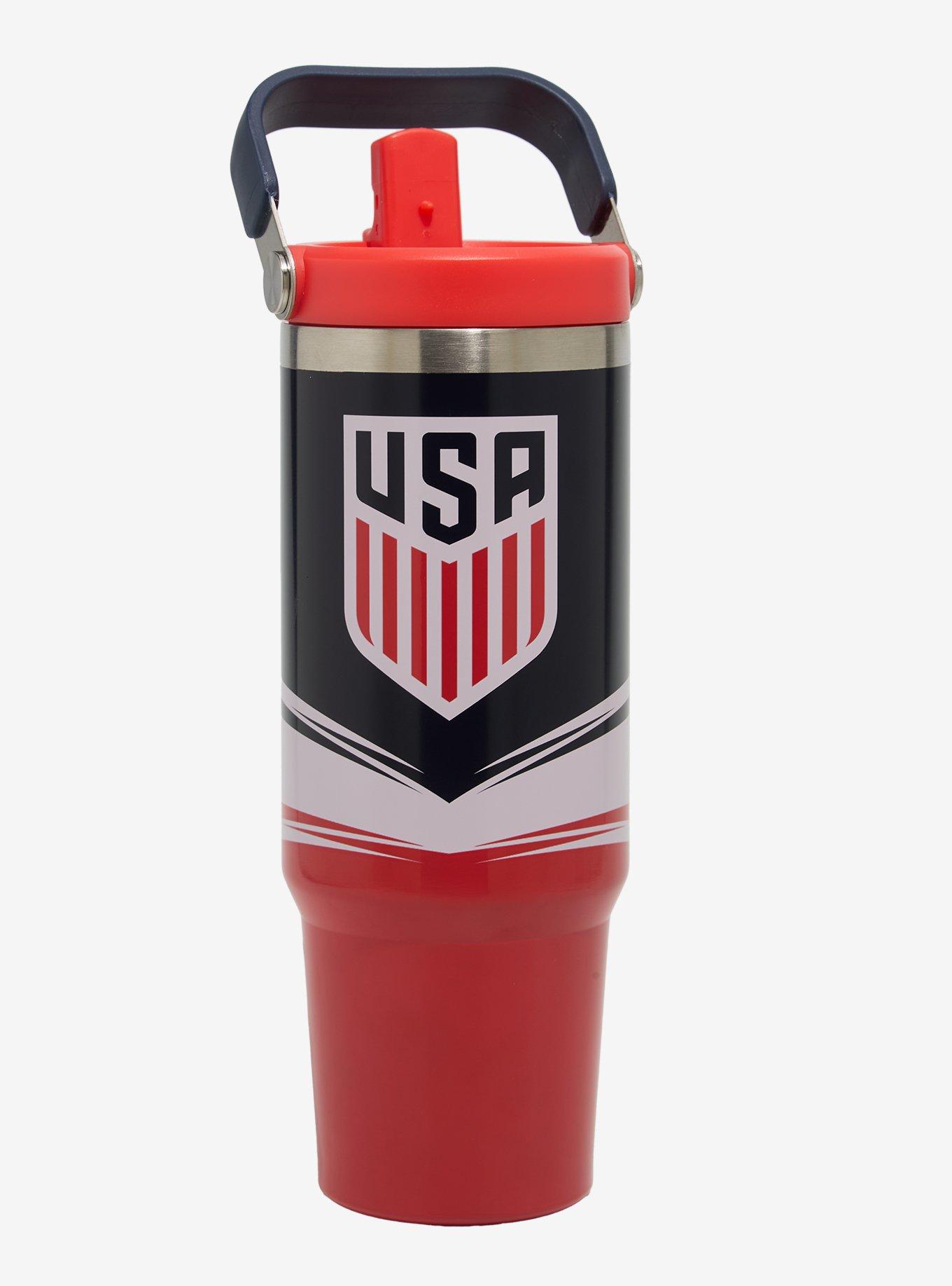 Team U.S.A. Travel Straw Tumbler, , alternate