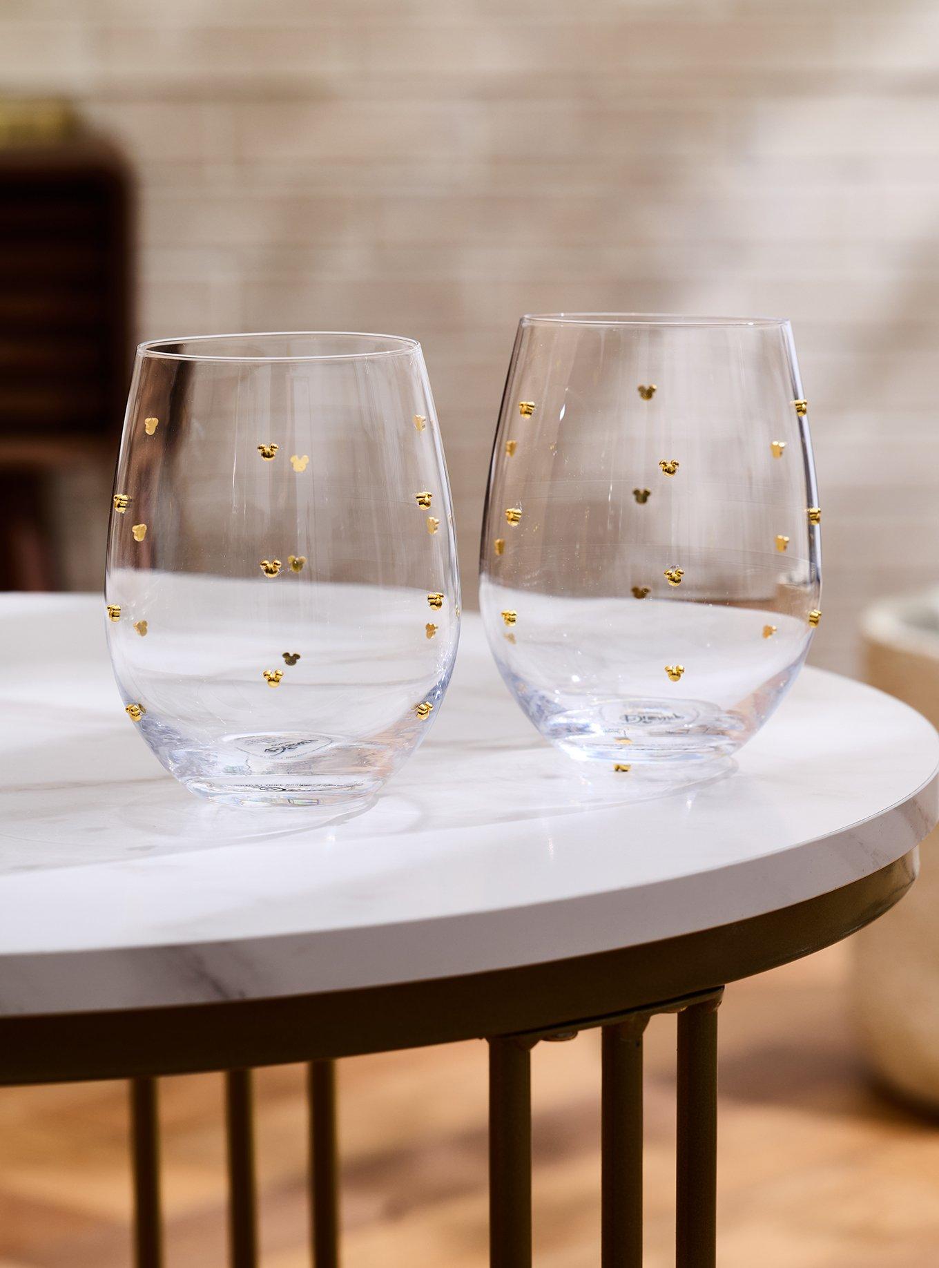 Disney Mickey Mouse Silhouette Stemless Wine Glass Set &mdash; BoxLunch Exclusive, , alternate - view 3
