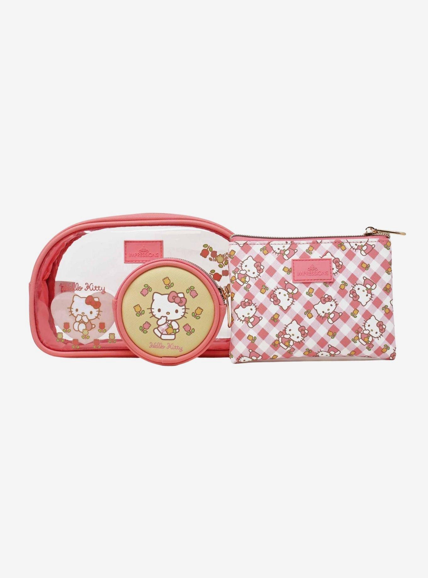 Sanrio Hello Kitty 3-PC Makeup Bag Set, , alternate