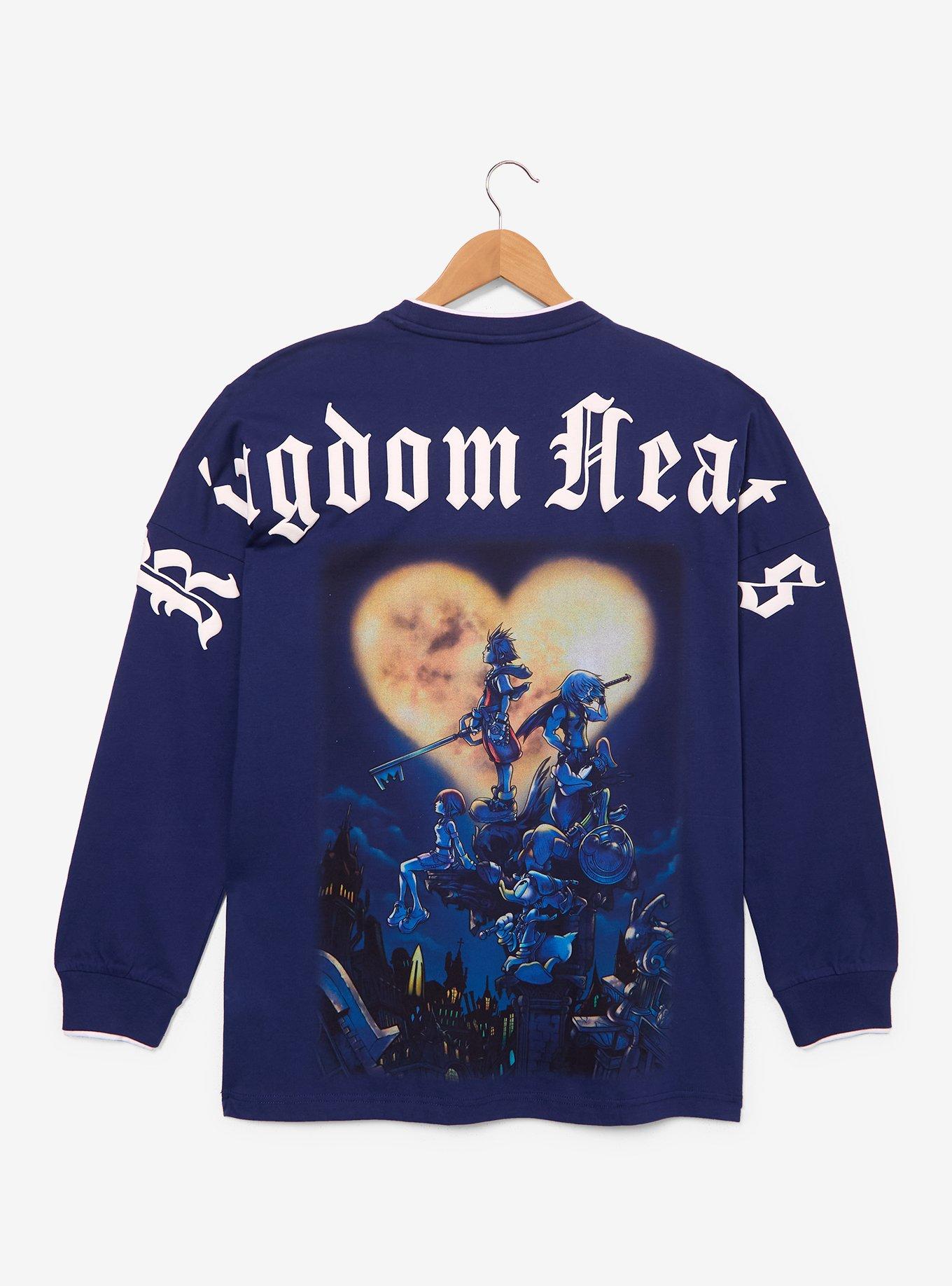 Disney Kingdom Hearts Icons Long Sleeve T-Shirt - BoxLunch Exclusive, , hi-res