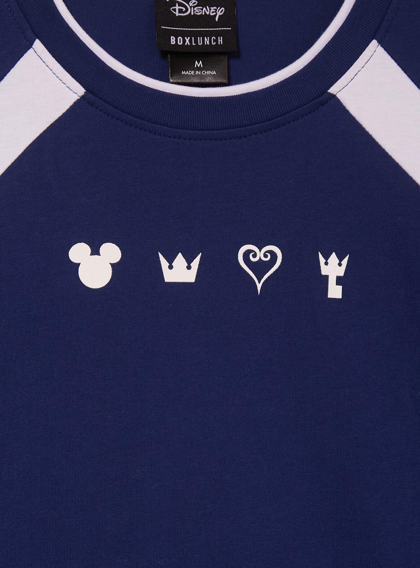Disney Kingdom Hearts Icons Long Sleeve T-Shirt - BoxLunch Exclusive, BLUE, alternate - view 3