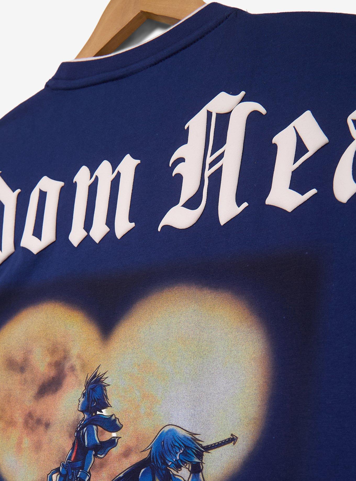 Disney Kingdom Hearts Icons Long Sleeve T-Shirt - BoxLunch Exclusive, BLUE, alternate - view 4