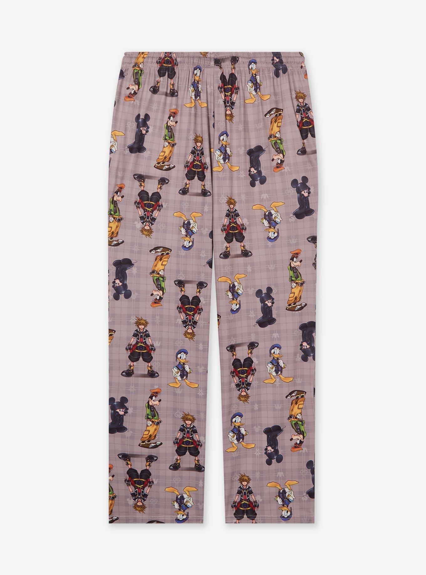 Disney Kingdom Hearts Allover Print Plus Size Sleep Pants &mdash; BoxLunch Exclusive, , hi-res