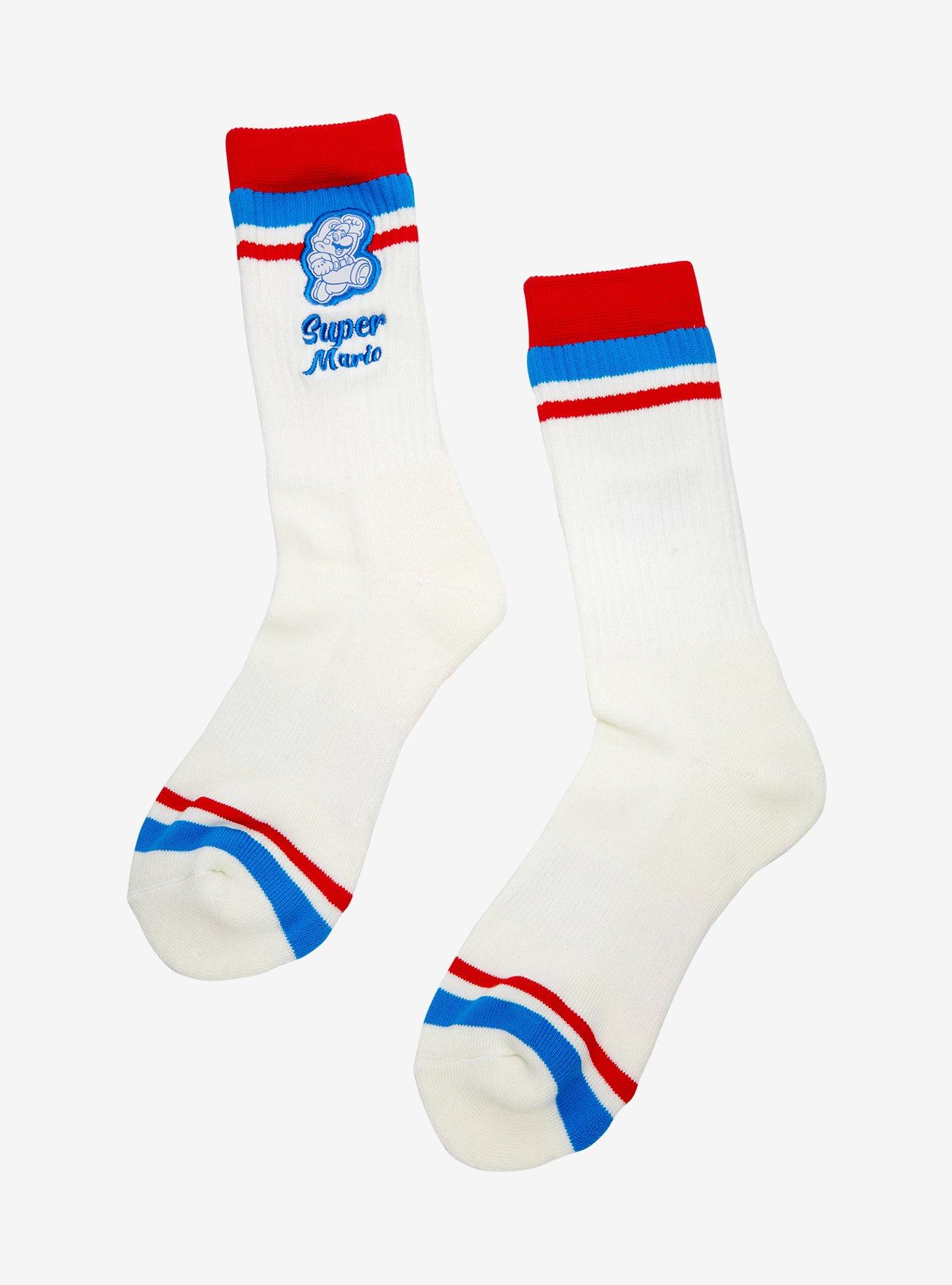 Nintendo Super Mario Bros. Mario Crew Socks &mdash; BoxLunch Exclusive, , hi-res