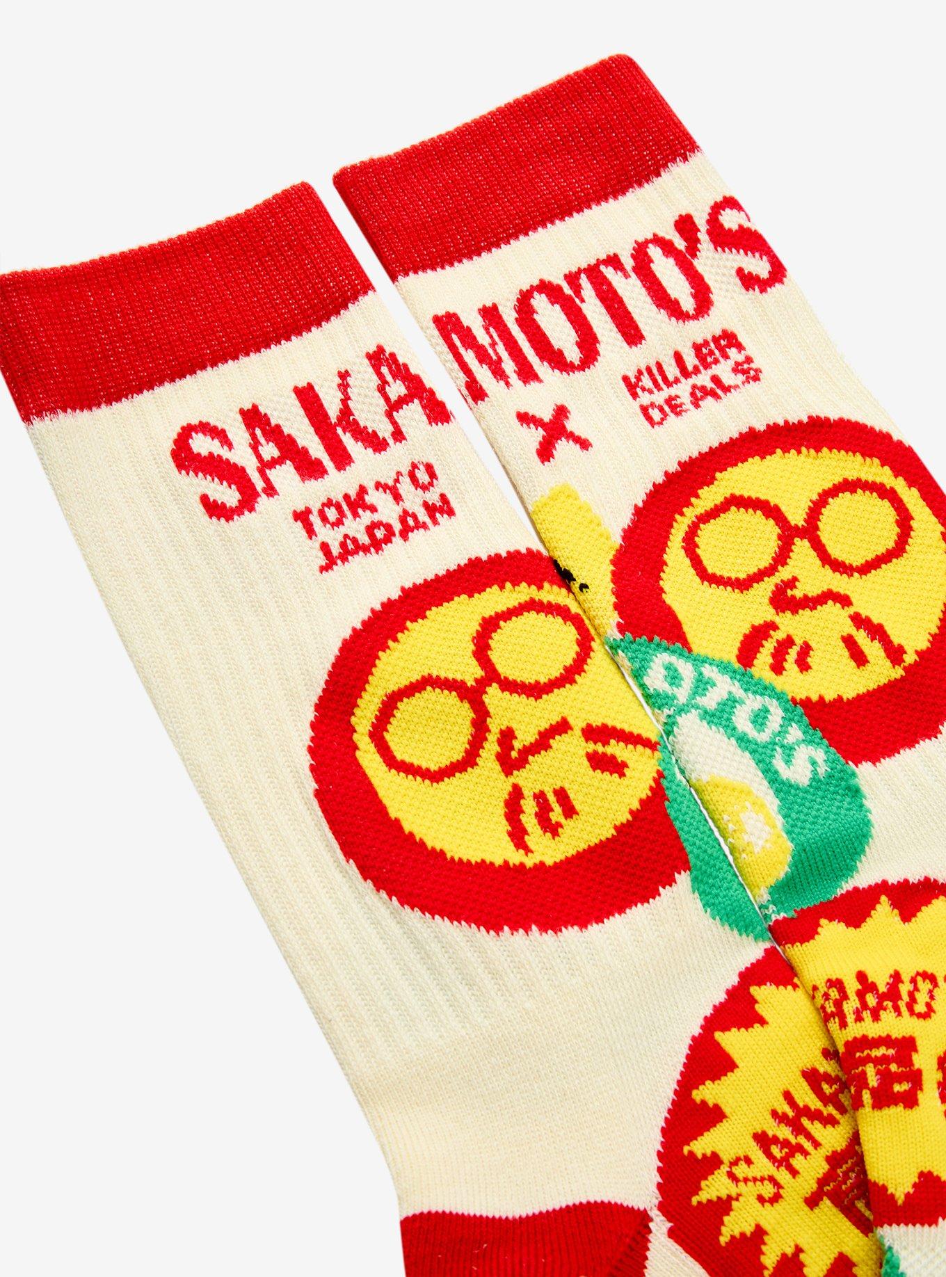 Sakamoto Days Icons Crew Socks — BoxLunch Exclusive