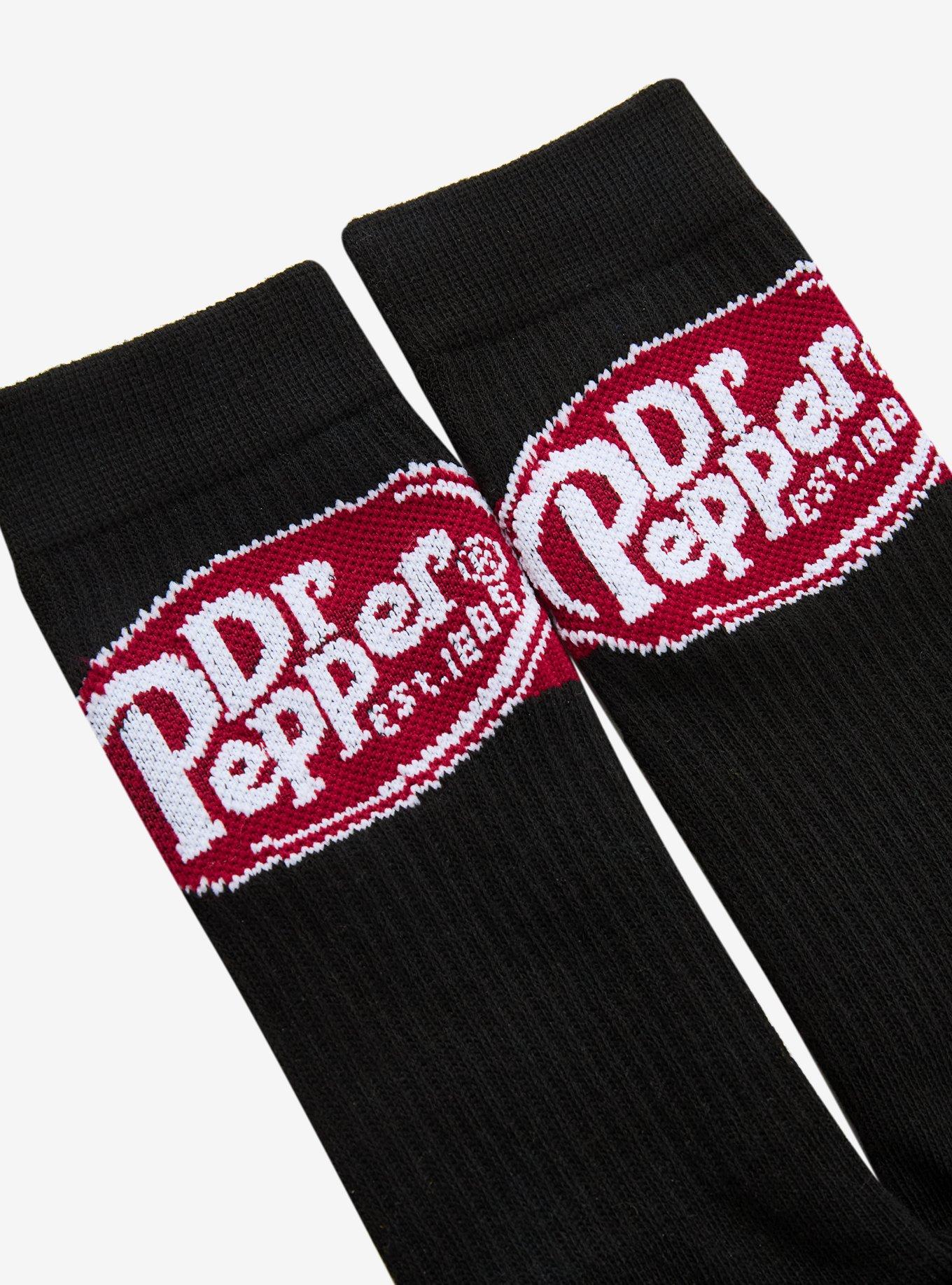 Dr. Pepper Logo Crew Socks — BoxLunch Exclusive