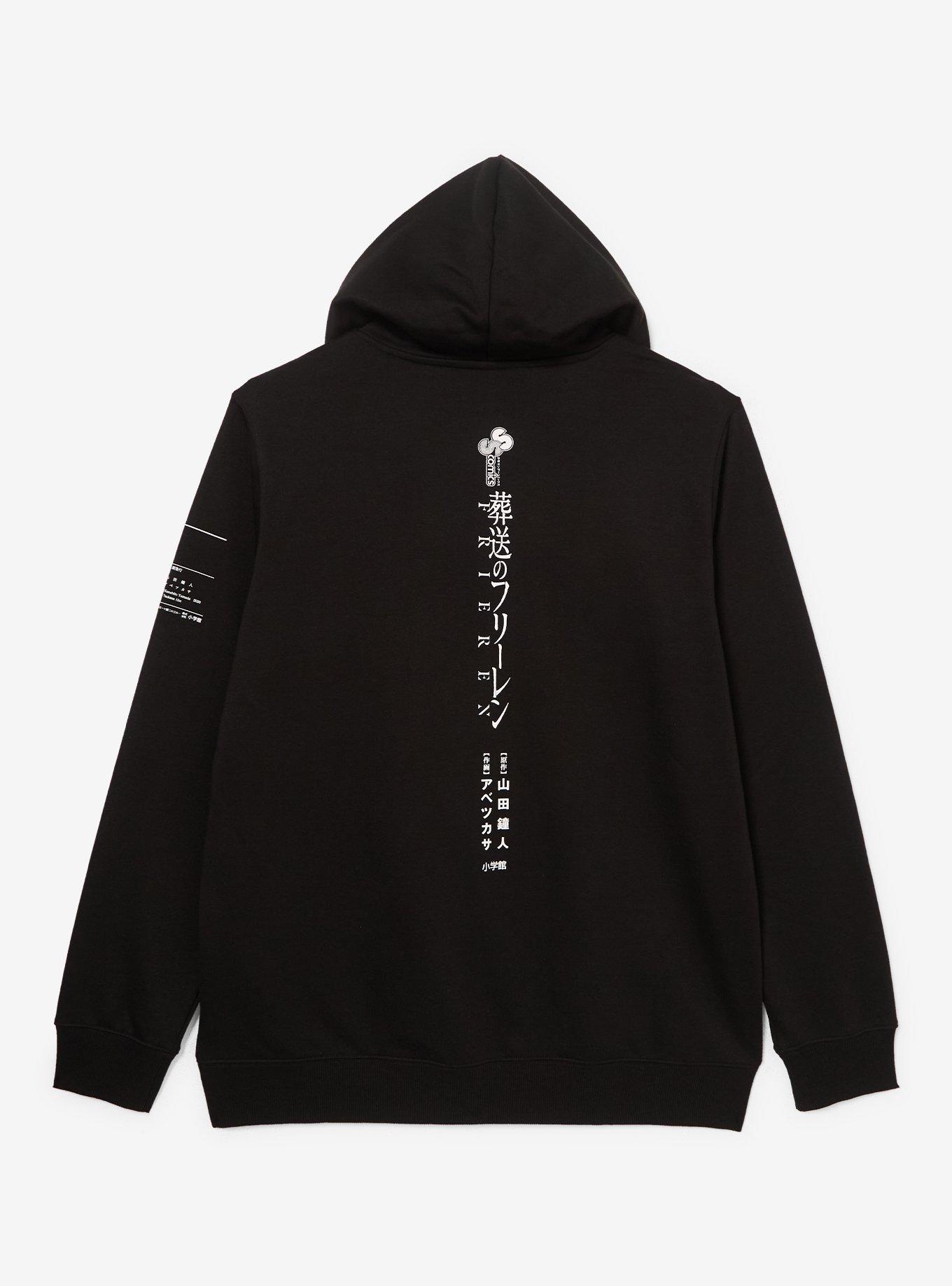 Frieren: Beyond Journey's End Tonal Frieren Manga Portrait Hoodie - BoxLunch Exclusive, BLACK, alternate