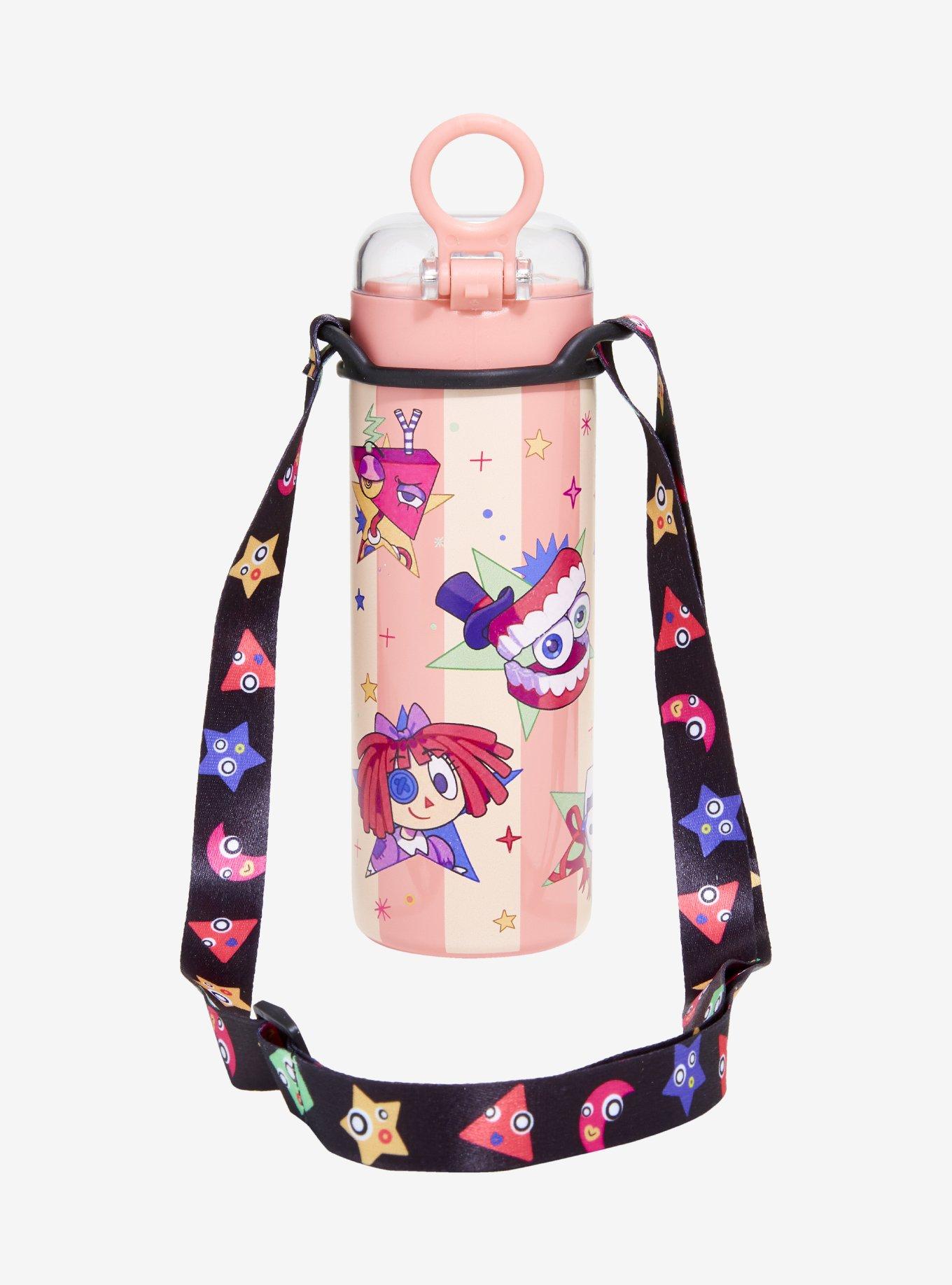The Amazing Digital Circus Water Bottle With Lanyard, , alternate - view 3