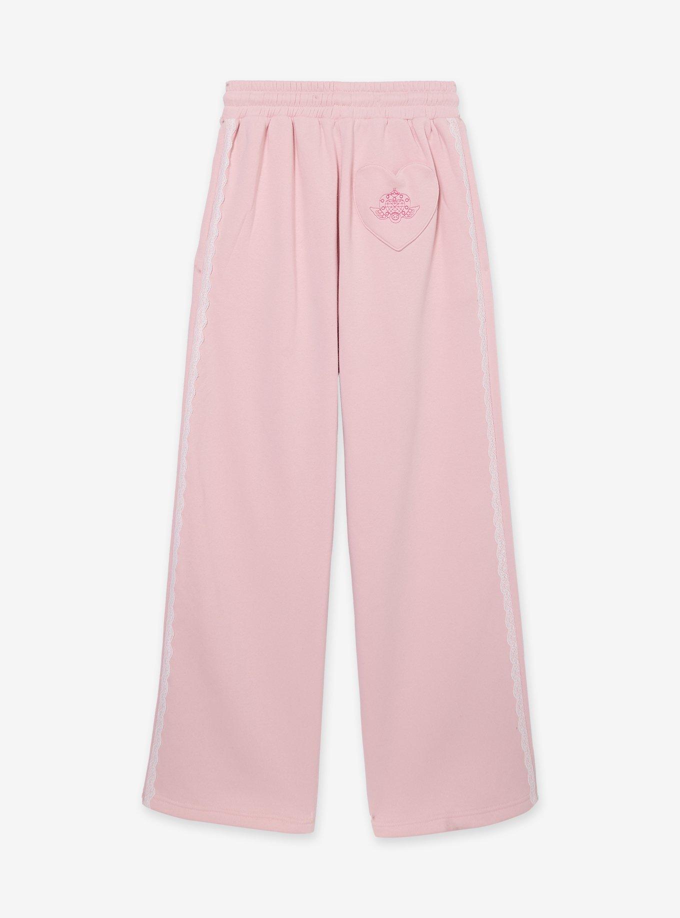 Pretty Guardian Sailor Moon Pink Women's Embroidered Sweatpants - BoxLunch Exclusive, , alternate - view 2