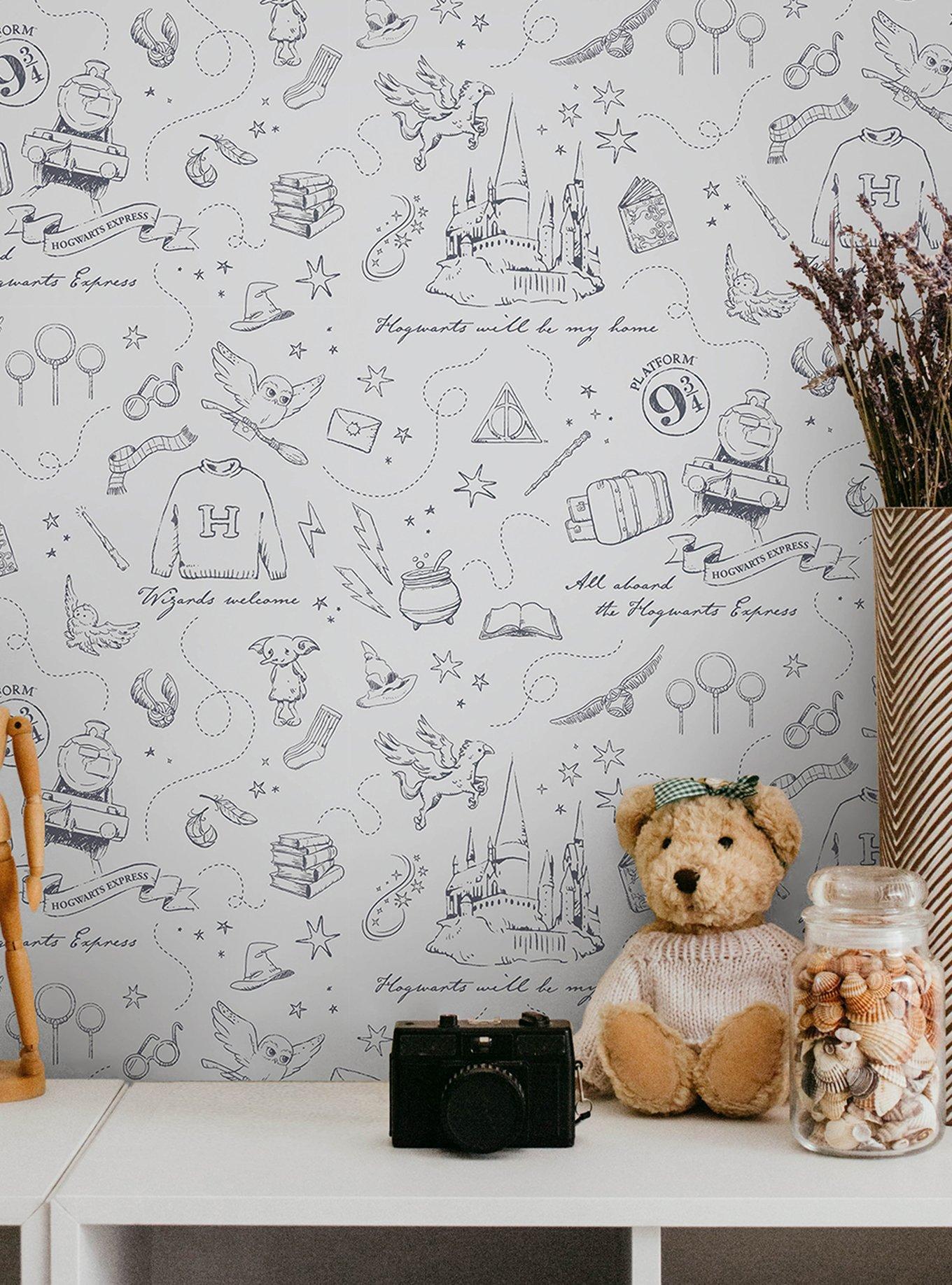 Harry Potter Magical Moments Trail Grey Wallpaper, , alternate